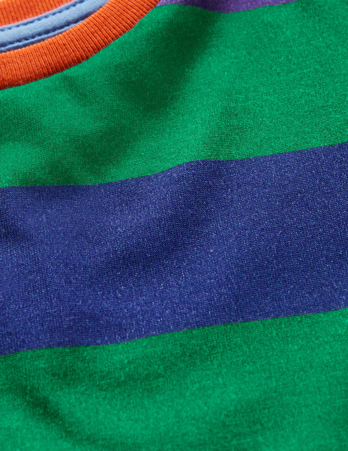 Slub Washed T-shirt-Green Pepper/Blue Wave - Image 3