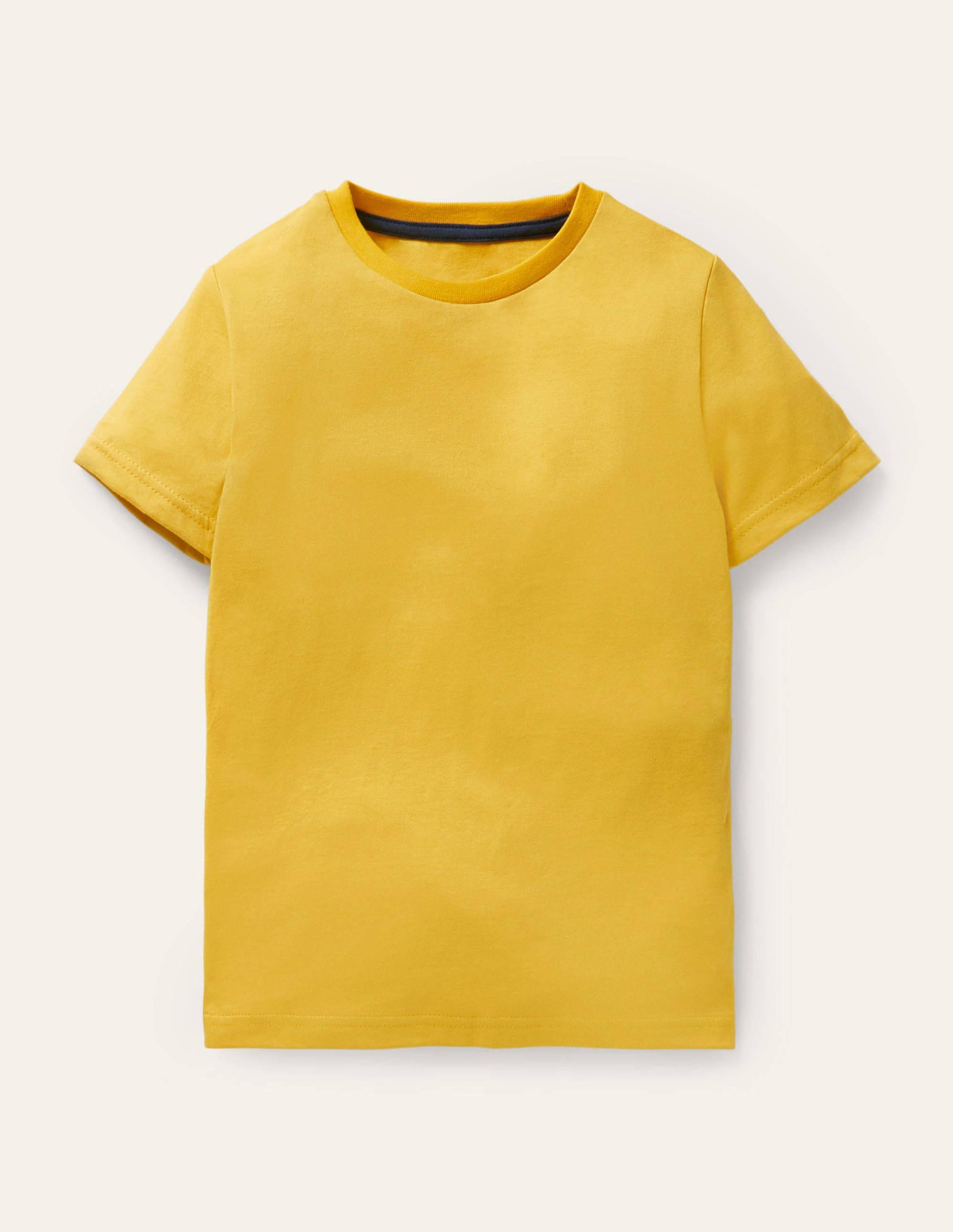 Slub Washed T-shirt-Sweetcorn Yellow-1