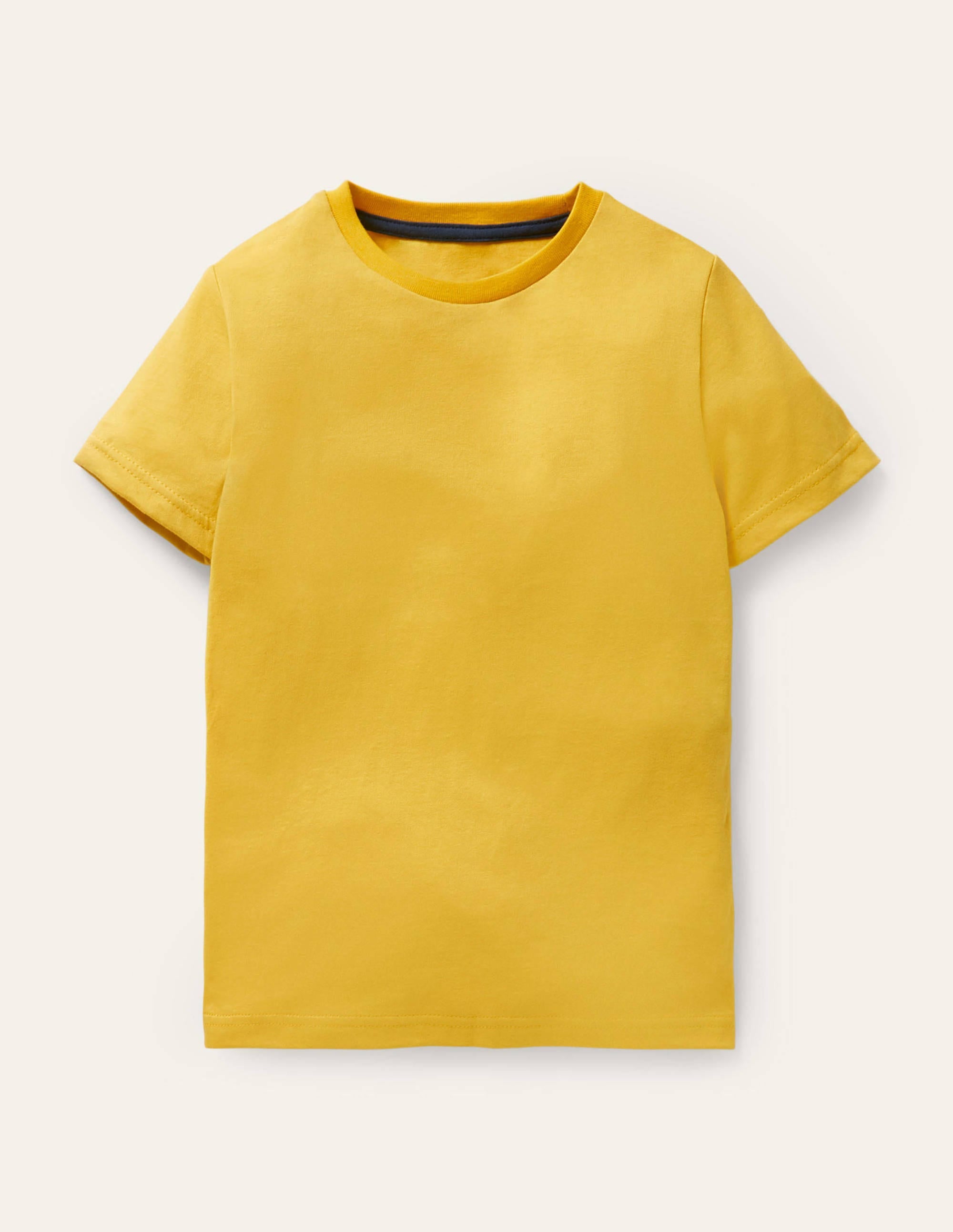 Slub Washed T-shirt-Sweetcorn Yellow - Image 1