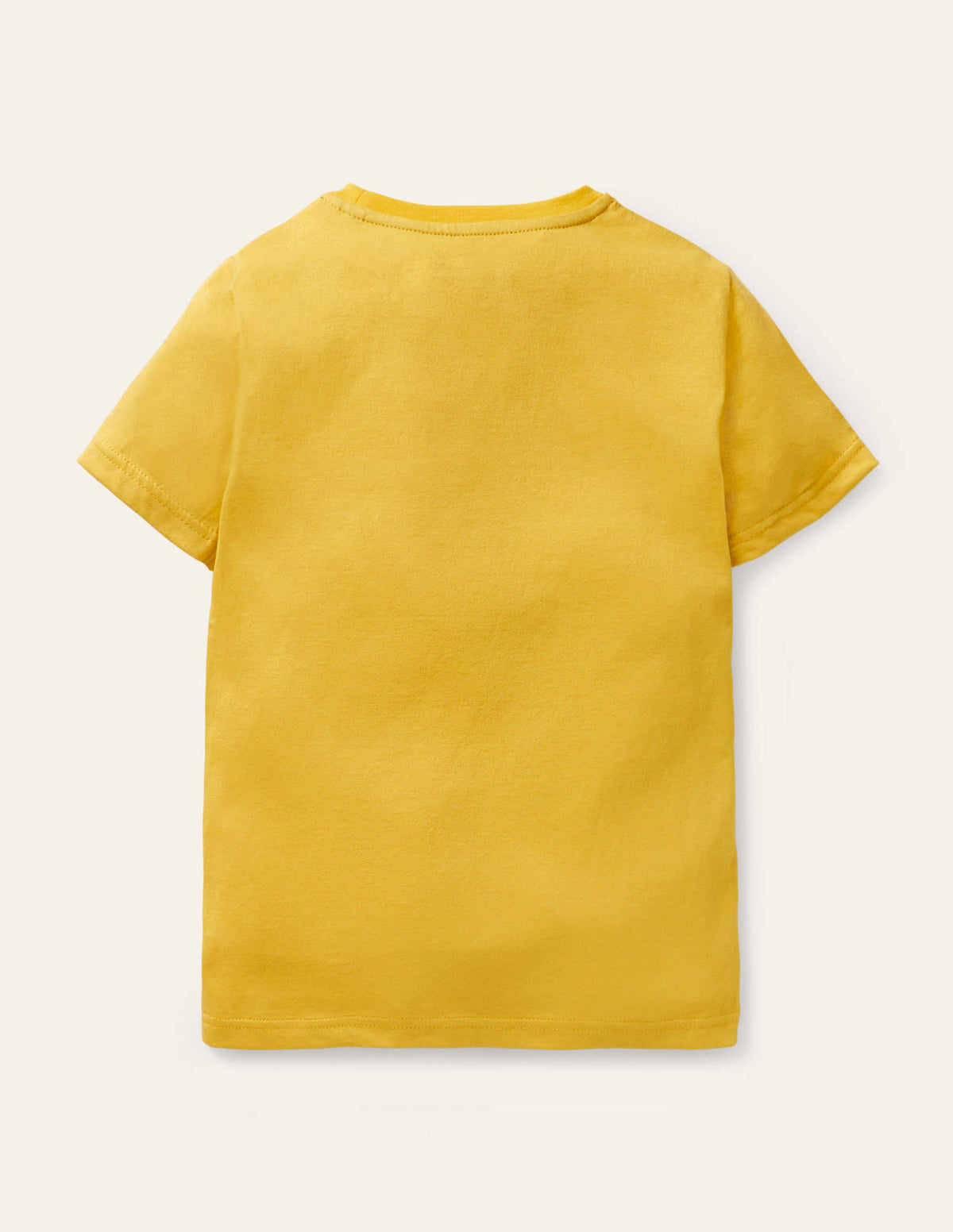 Slub Washed T-shirt-Sweetcorn Yellow - Image 2