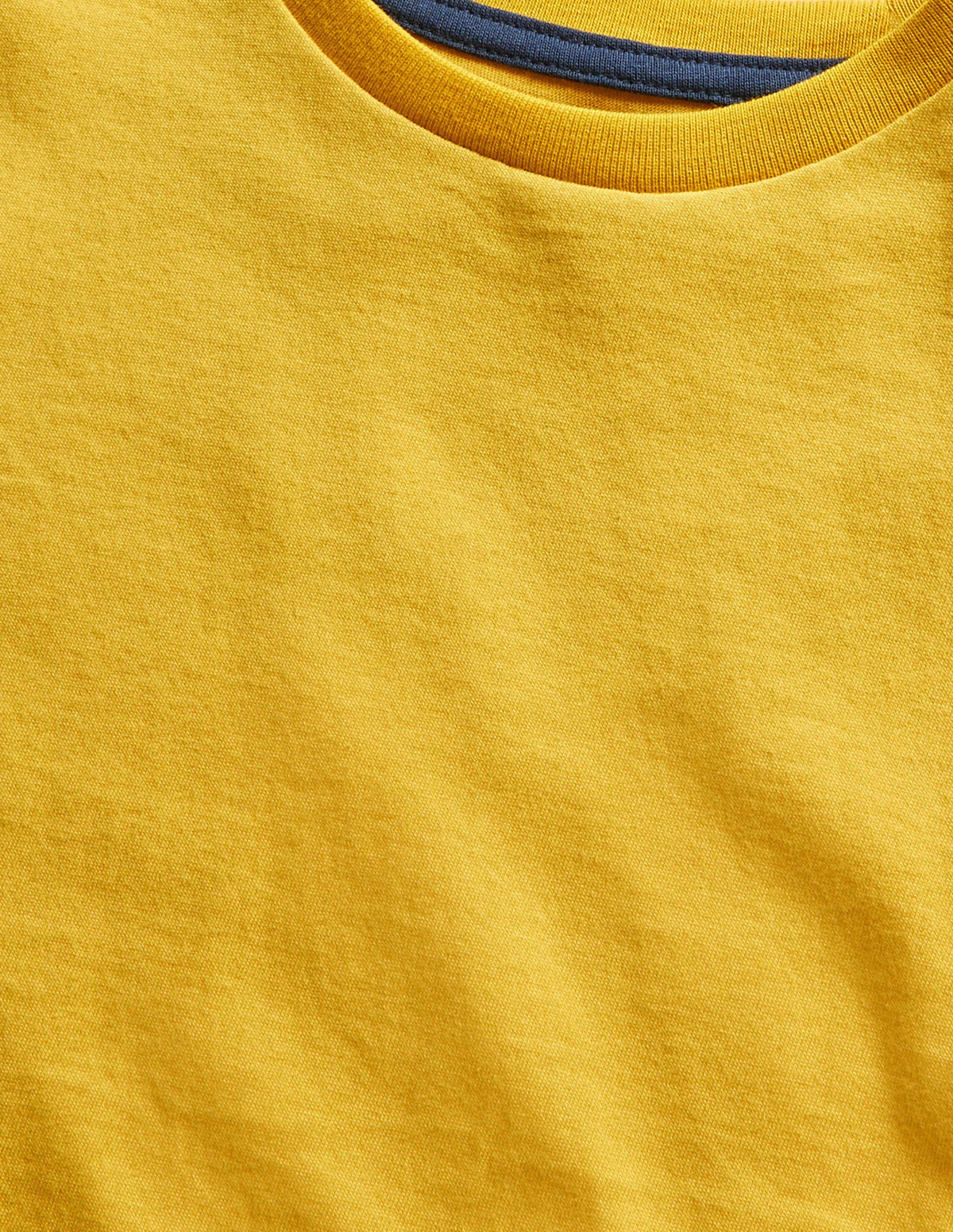 Slub Washed T-shirt-Sweetcorn Yellow - Image 3