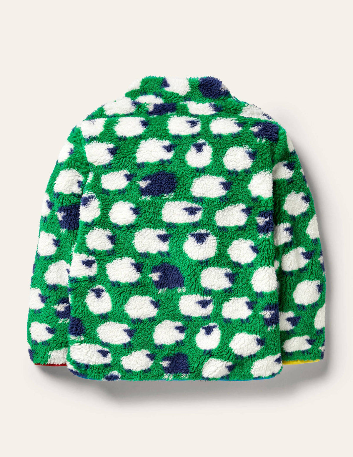 Reversible Zip-up Sweater-Green Pepper Sheep - Image 2
