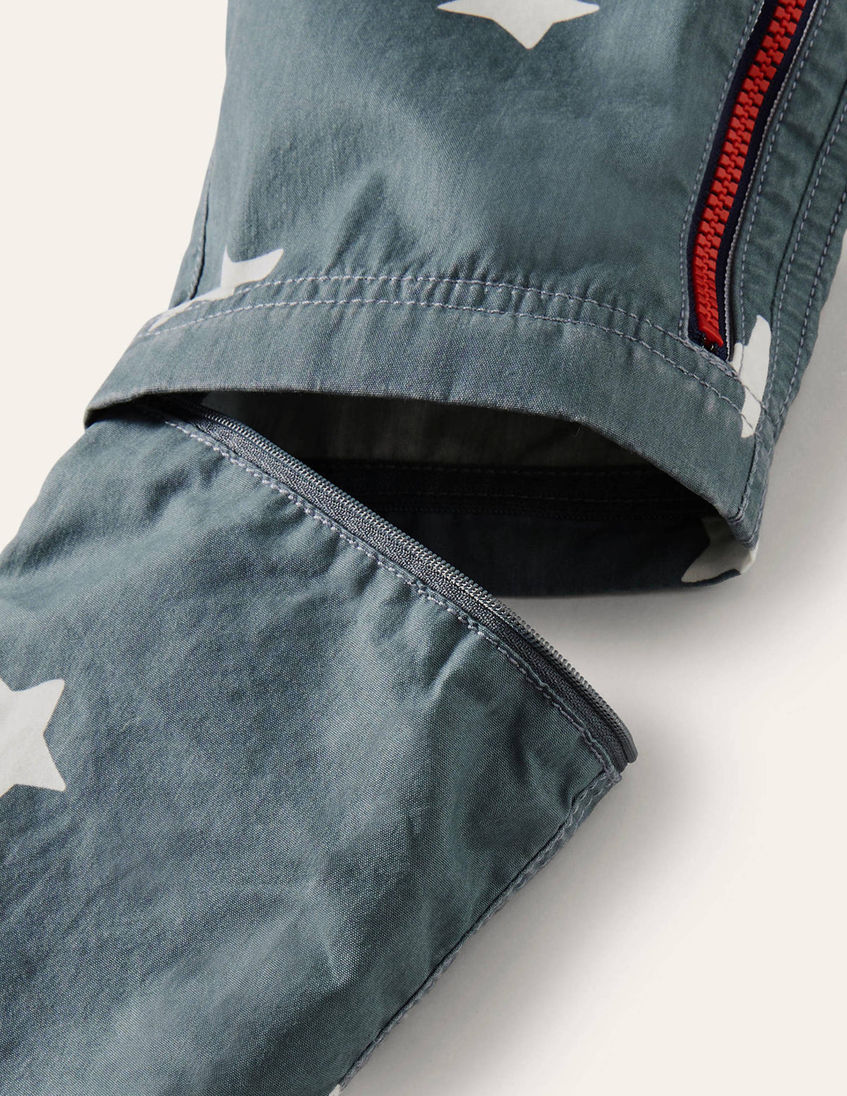 Zip-off Techno Pants-Cobble Grey Stars - Image 3