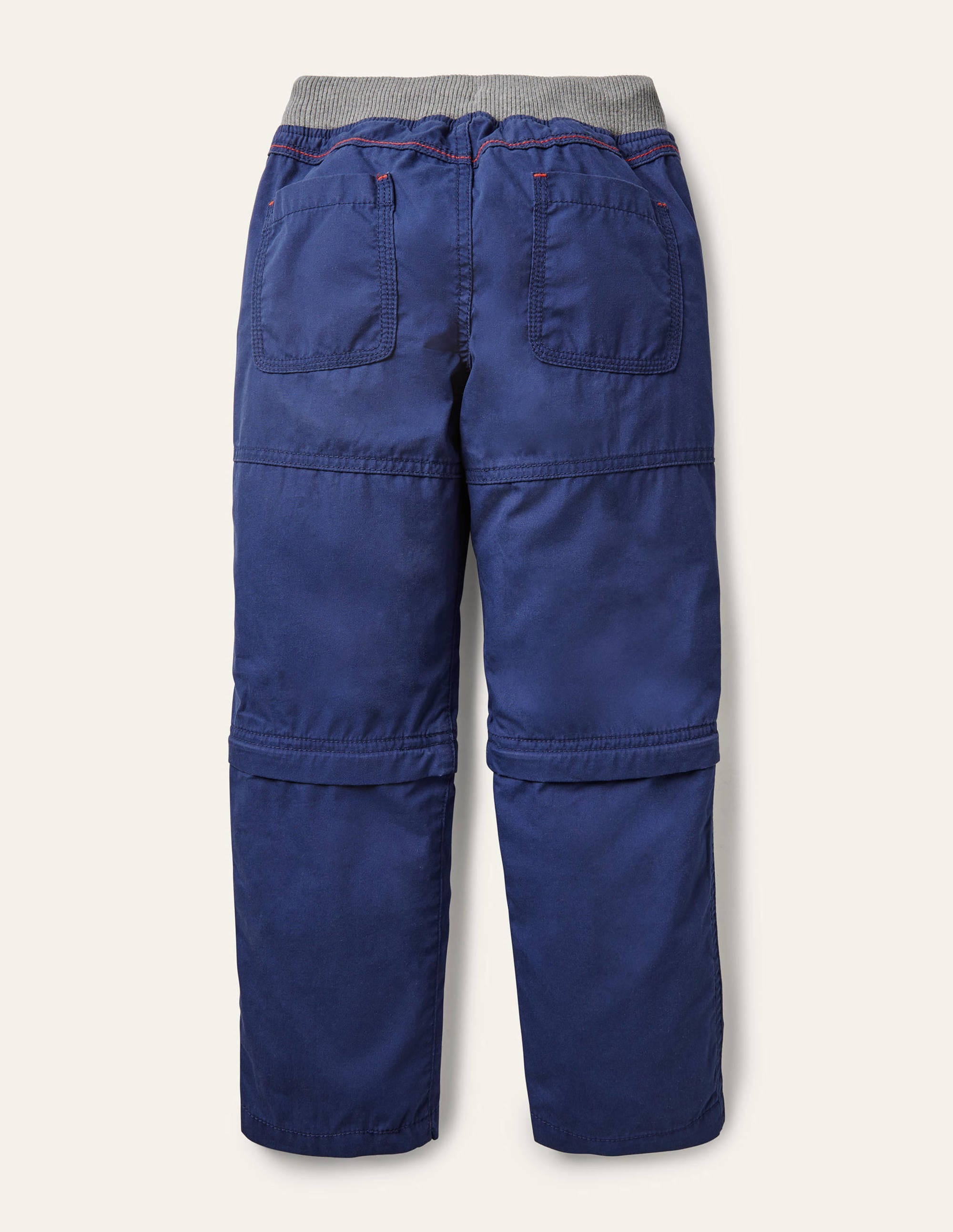 Zip-off Techno Pants-College Navy - Image 2