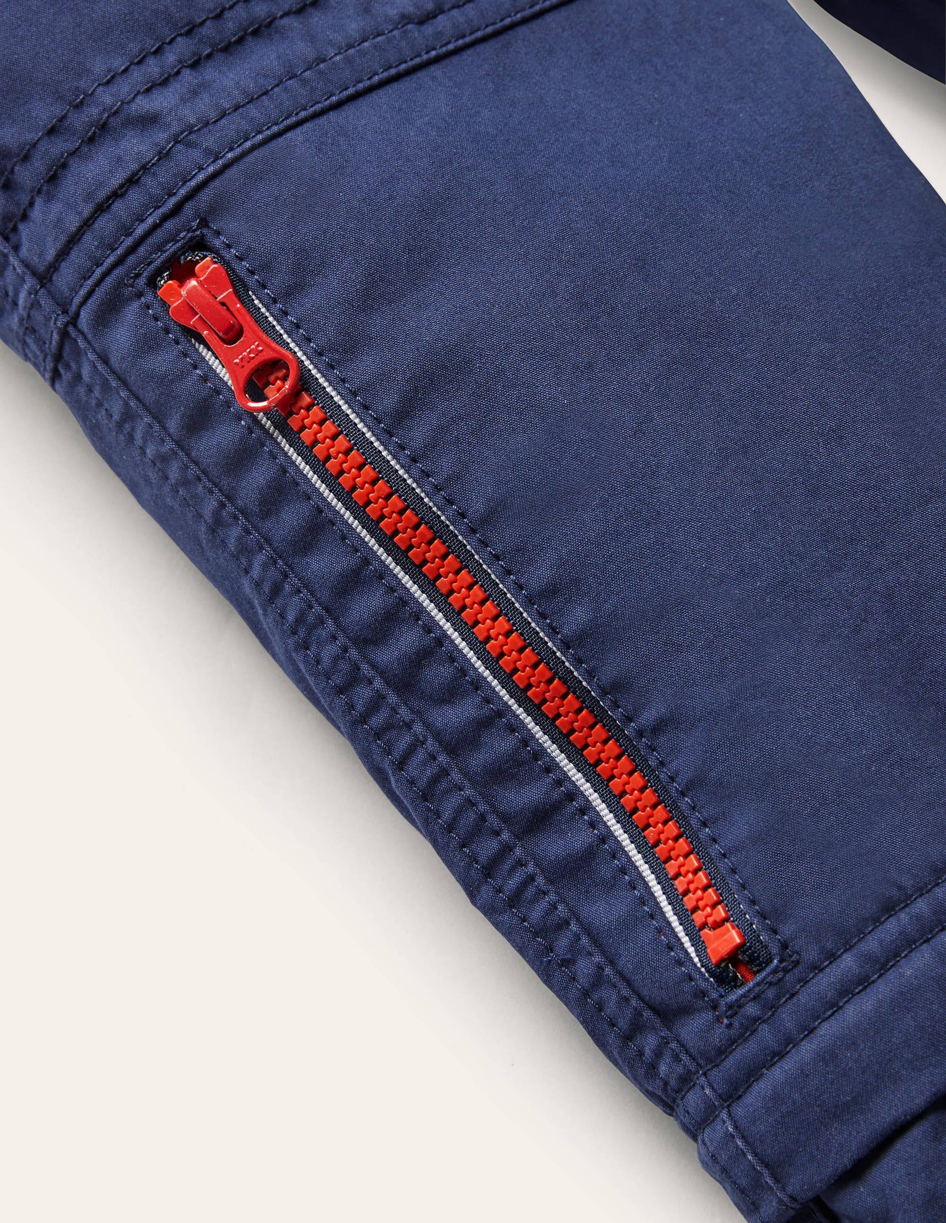 Zip-off Techno Pants-College Navy-3
