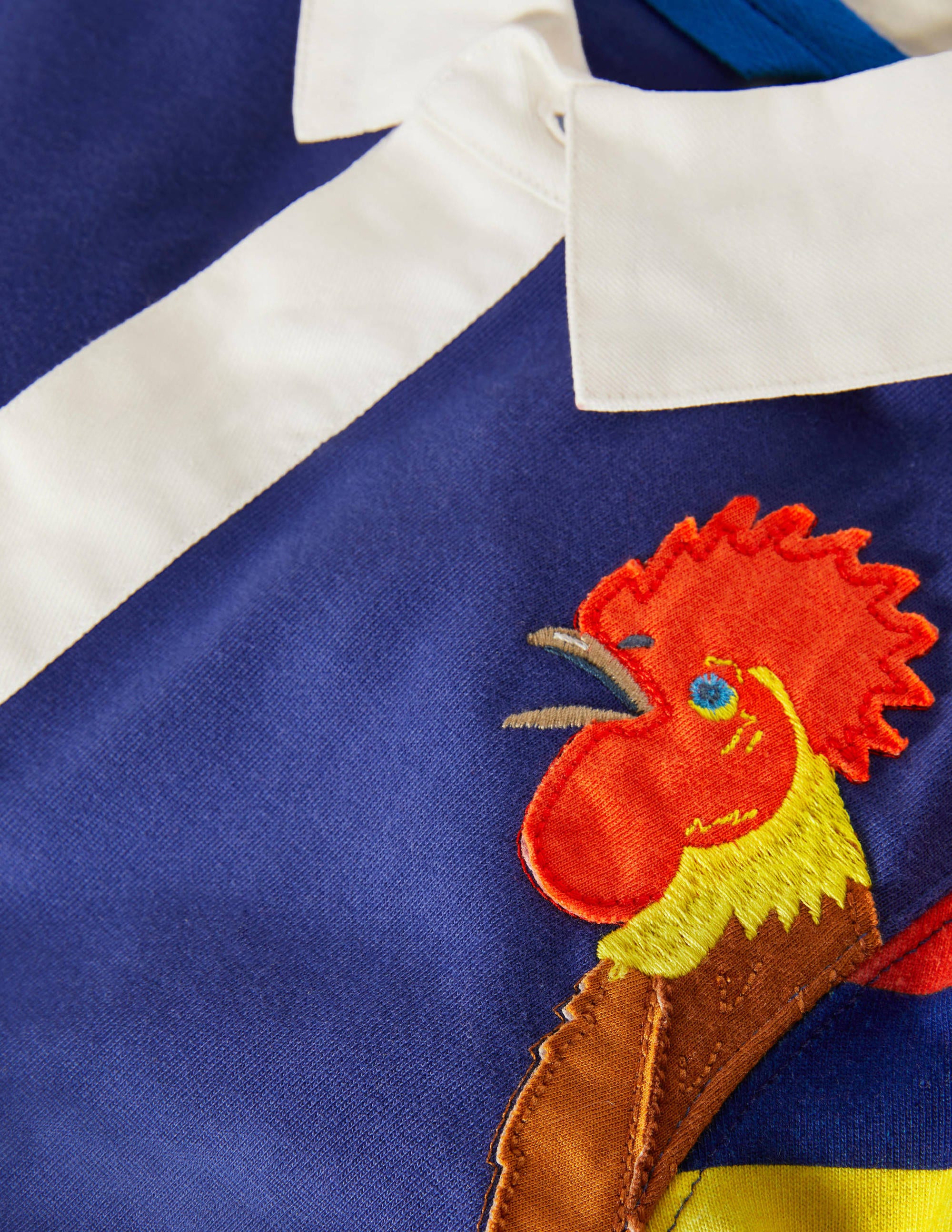 Fun Farm Animal Rugby Shirt-College Navy Animals - Image 3