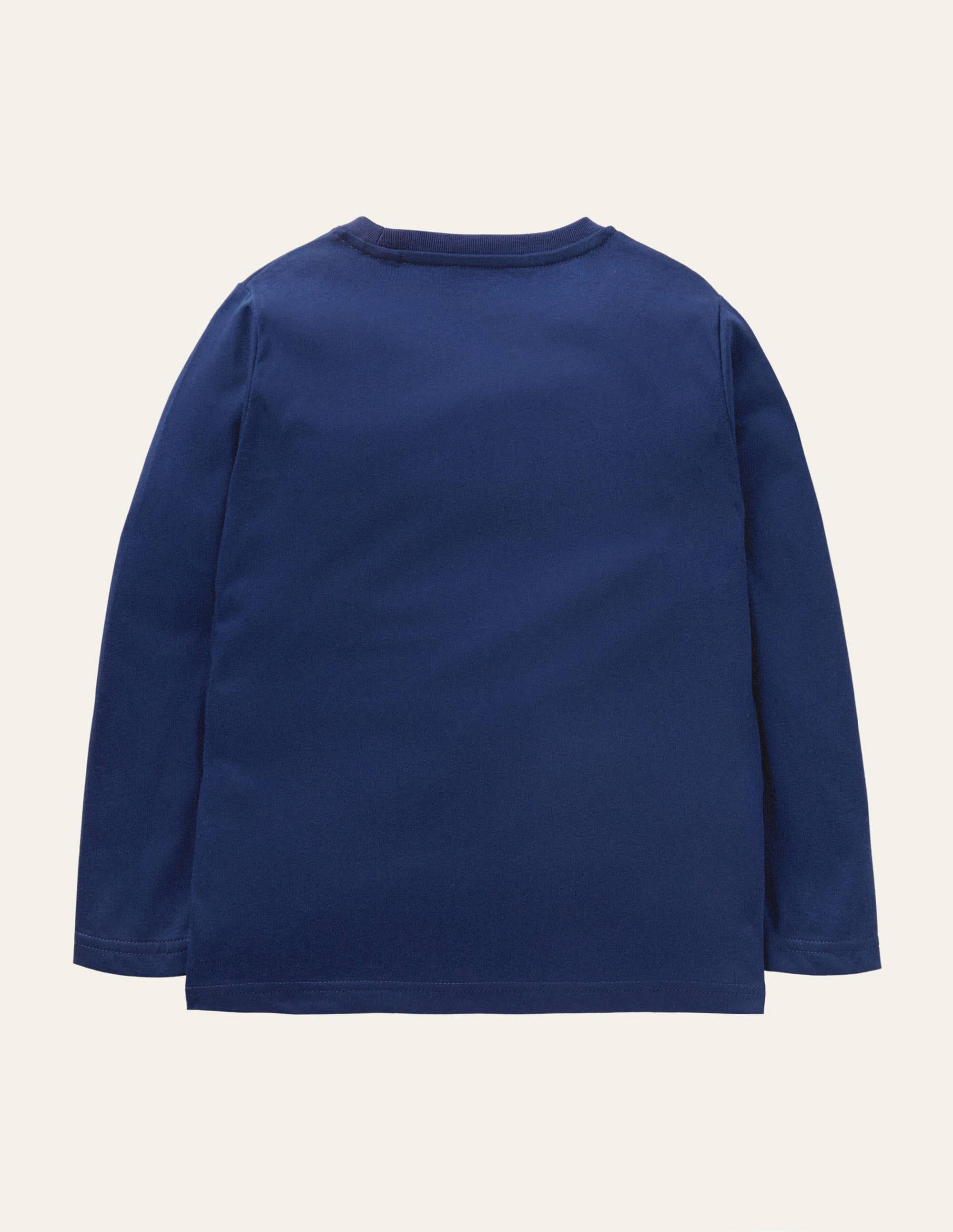 Double Flap Animal T-shirt-Starboard Blue Dinosaur - Image 2