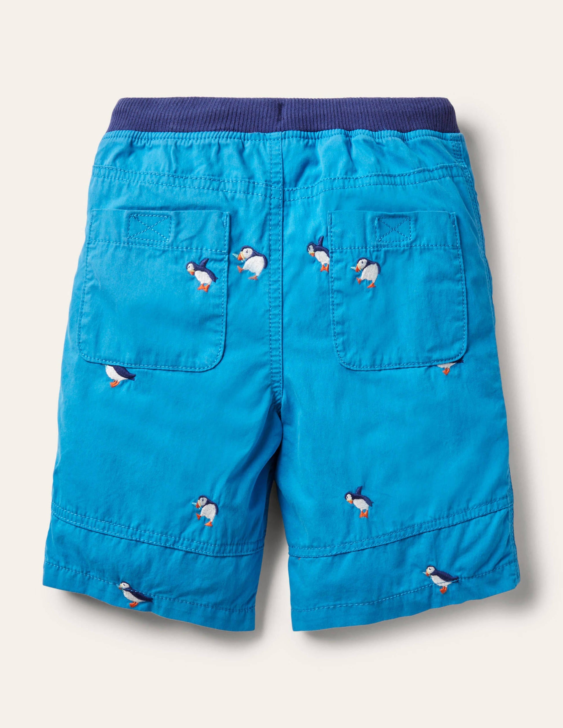 Adventure Shorts-Moroccan Blue Puffins-2