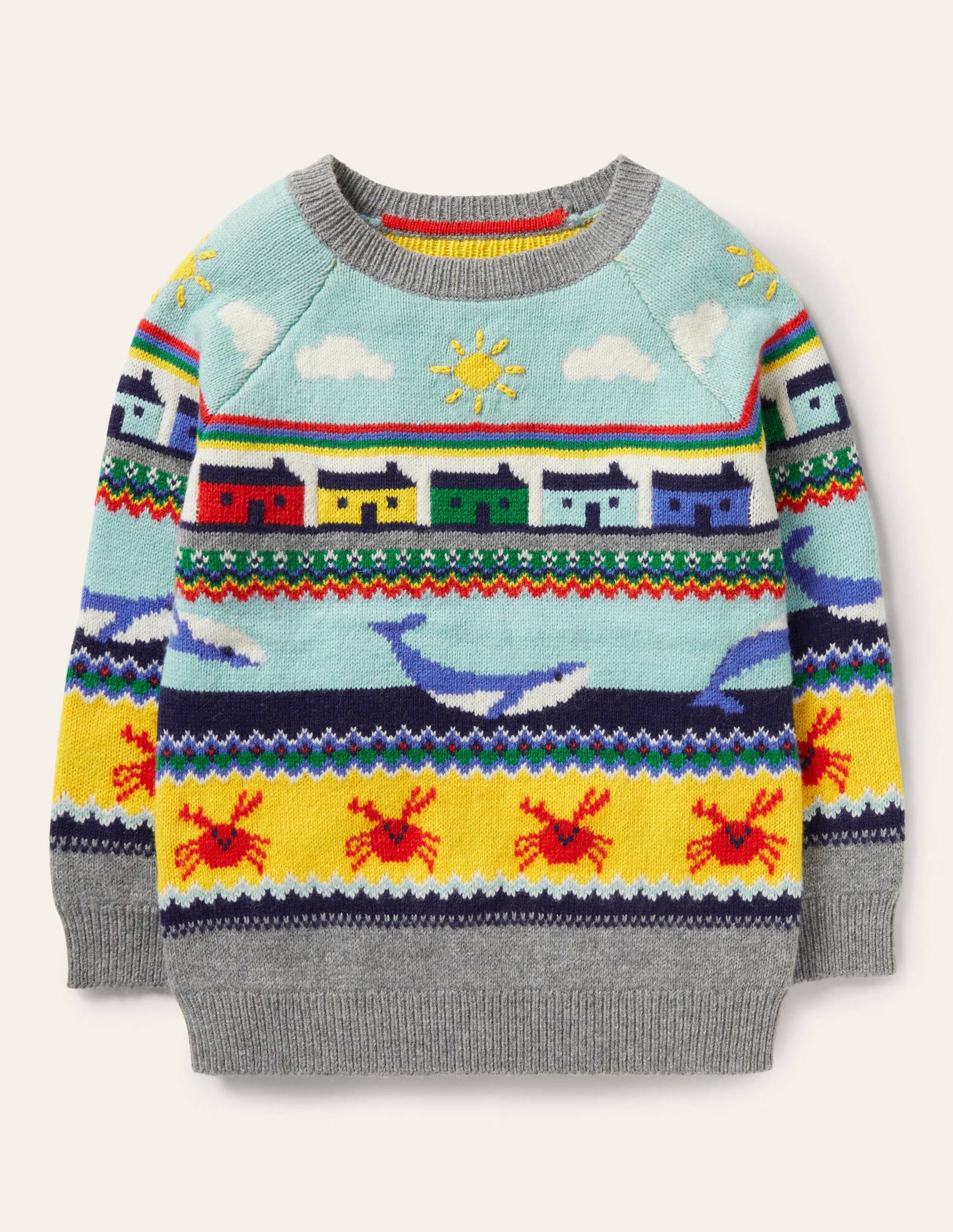 Seaside Fair Isle Sweater-Whales Fair Isle-1