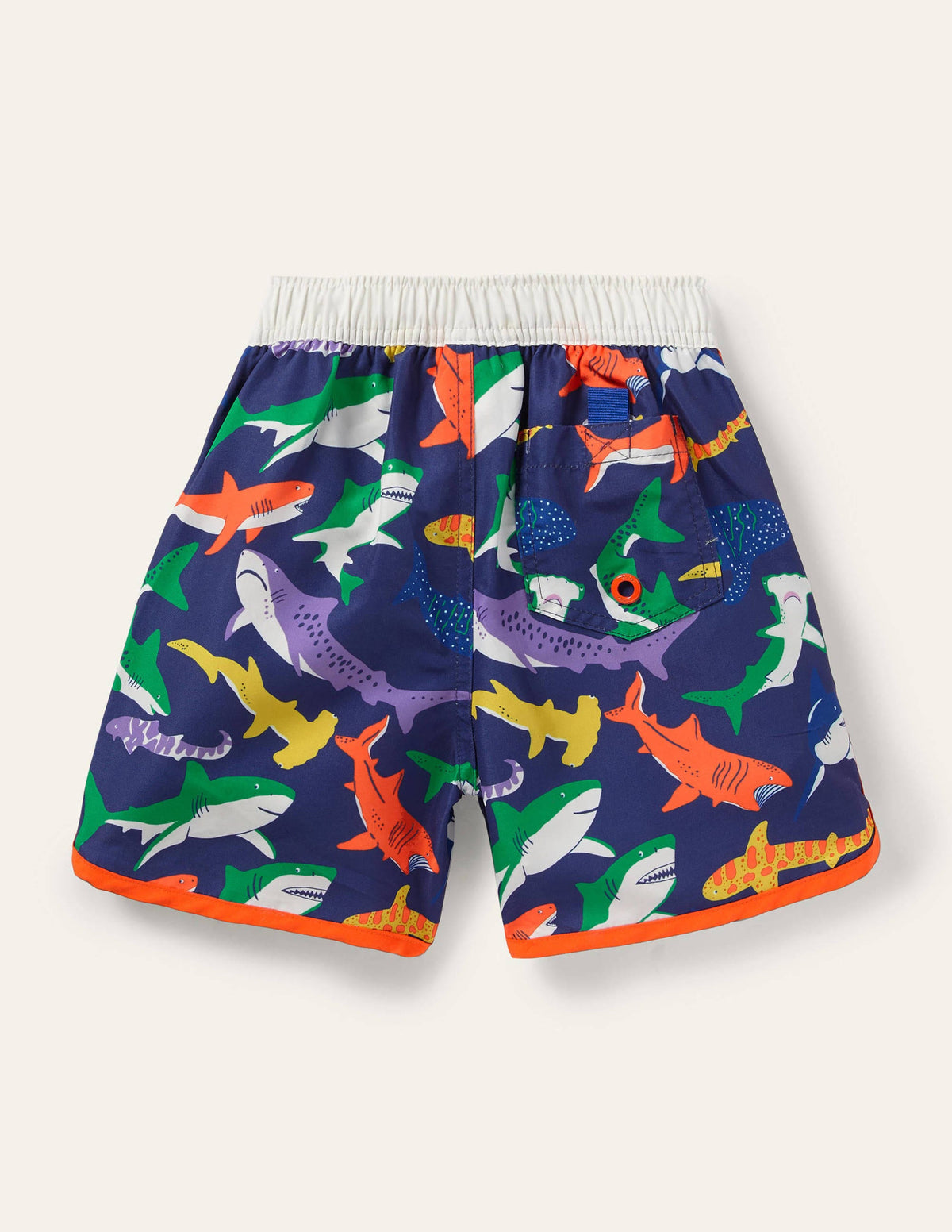 Surf Shorts-Starboard Blue Multi Sharks - Image 2