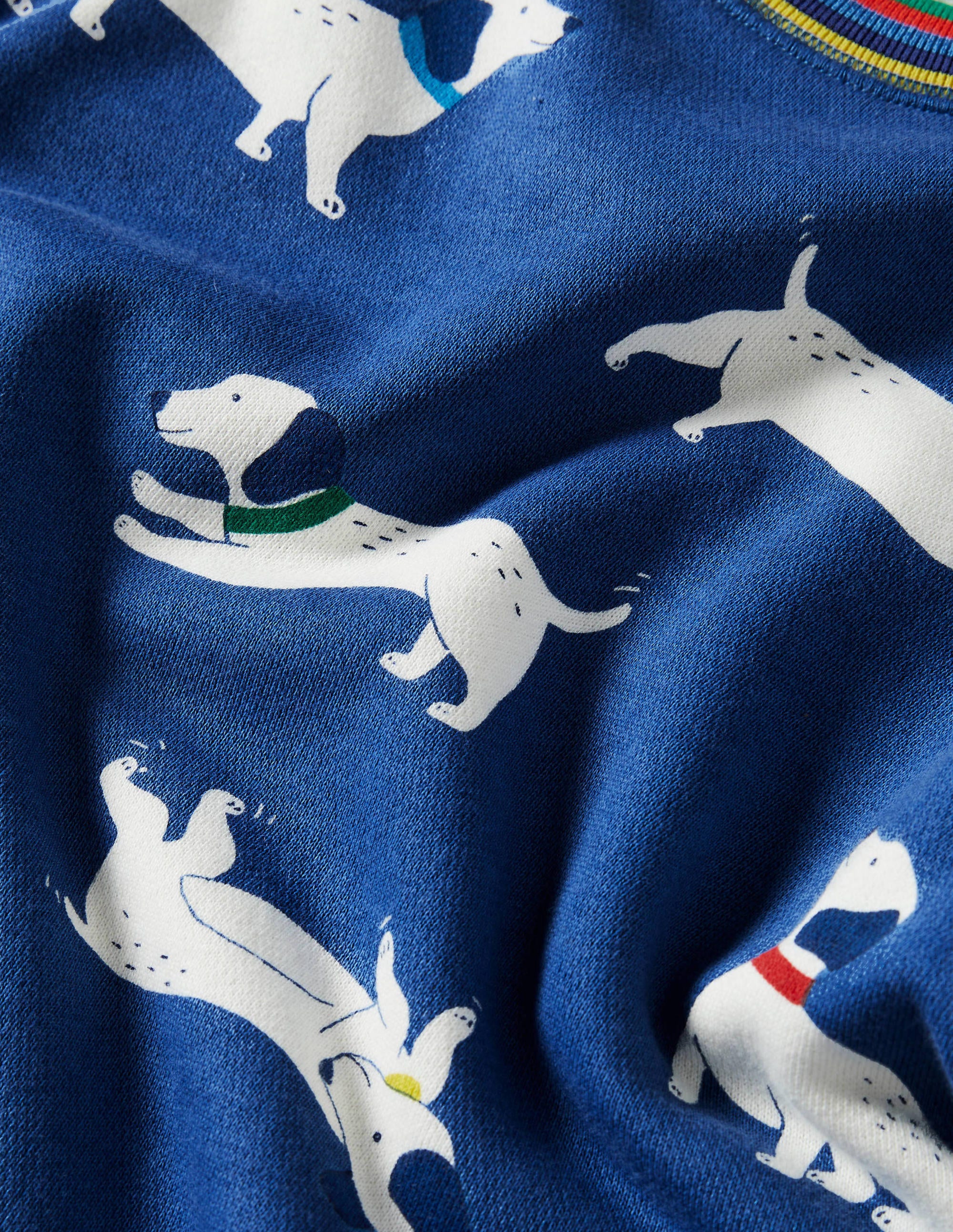 Printed Joggers-Venice Blue Sausage Dogs - Image 3