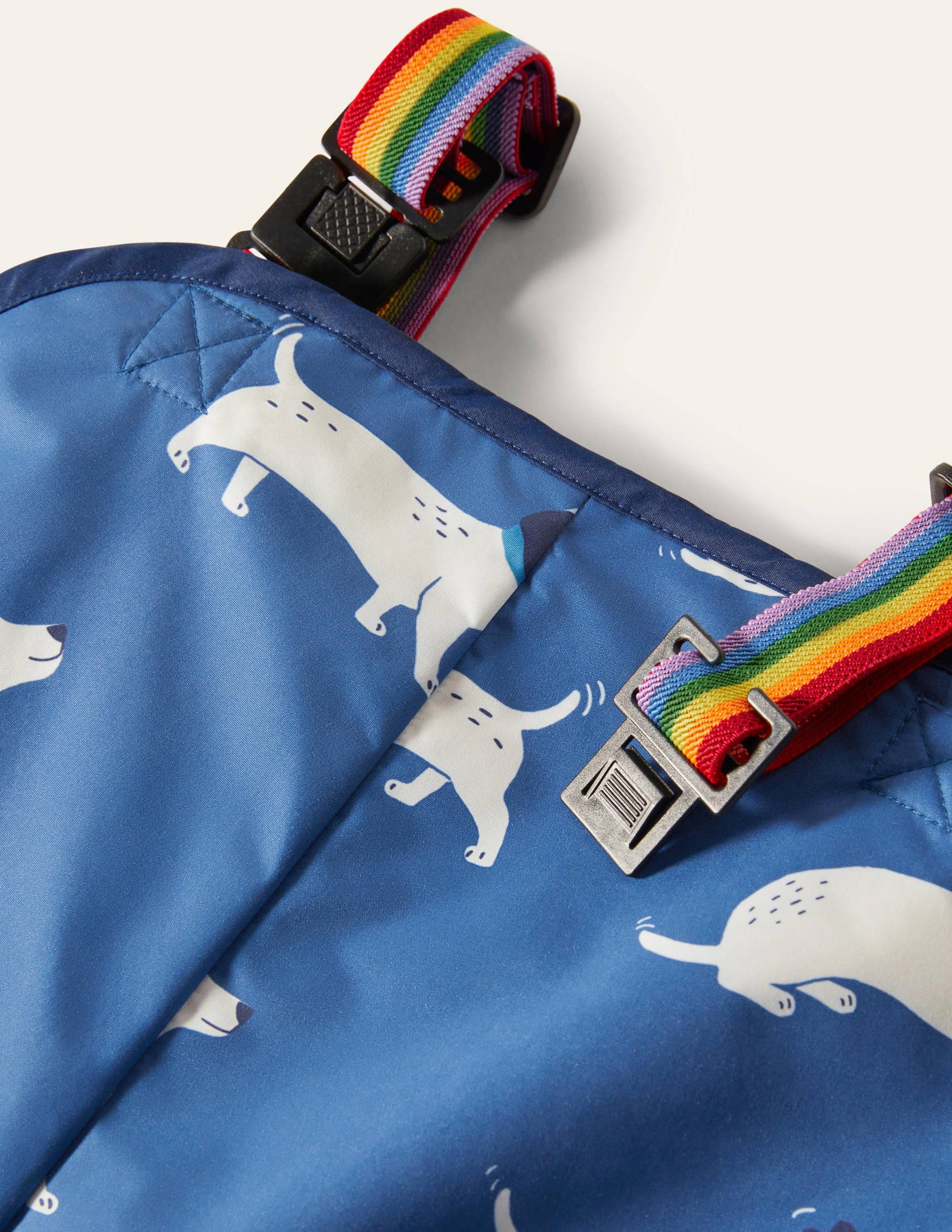 Waterproof Rain Pants-Venice Blue Sausage Dogs-3