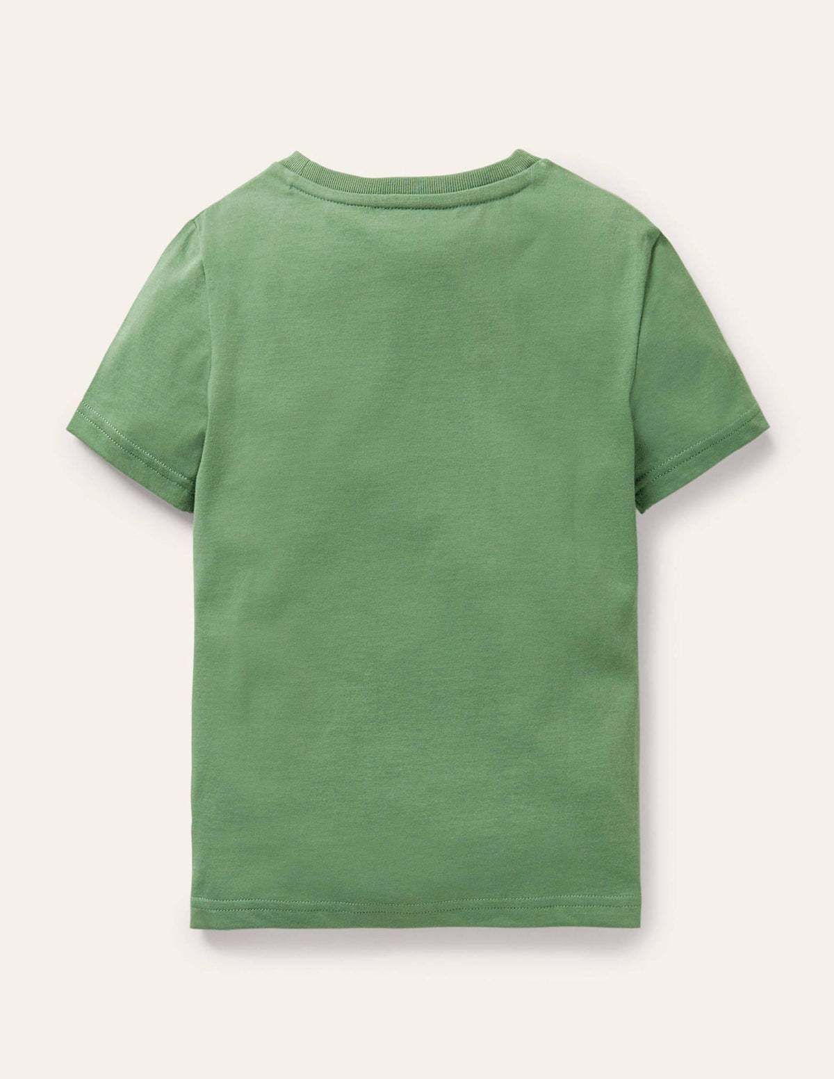 Graphic Grid T-shirt-Rosemary Green Chickens - Image 2