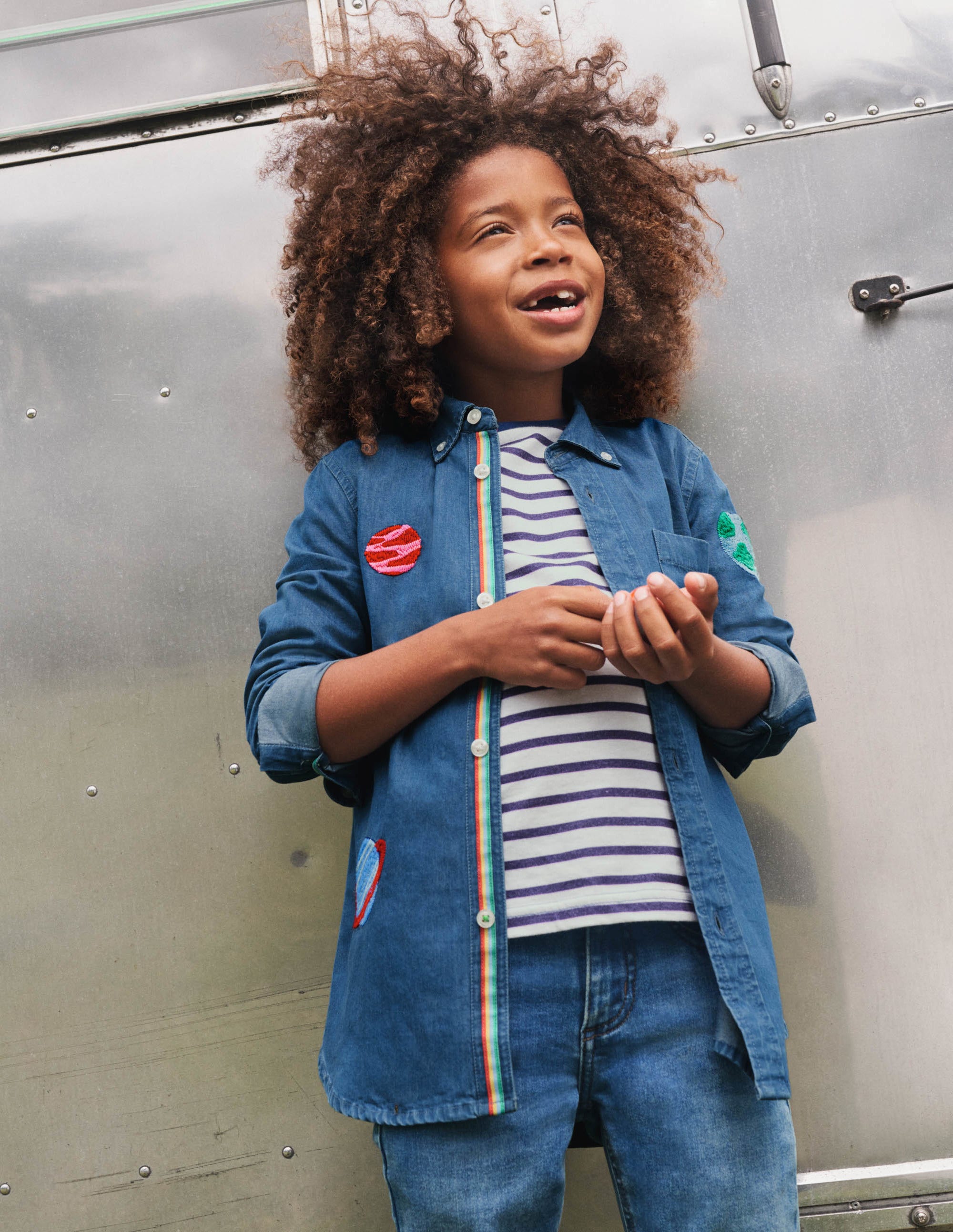 Superstitch Shirt-Mid Denim Space - Image 4
