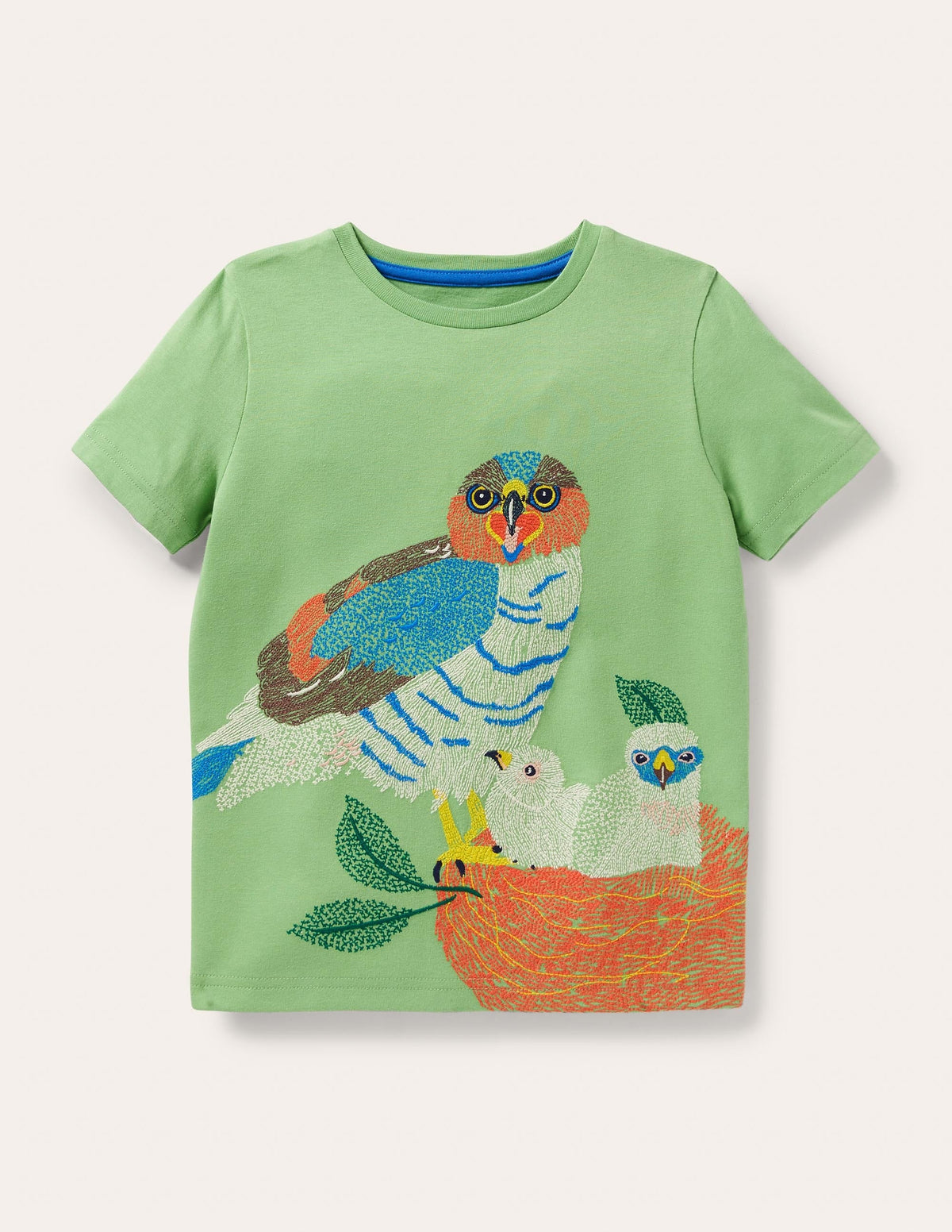 Superstitch T-shirt-Aloe Green Sparrow Hawk - Image 1