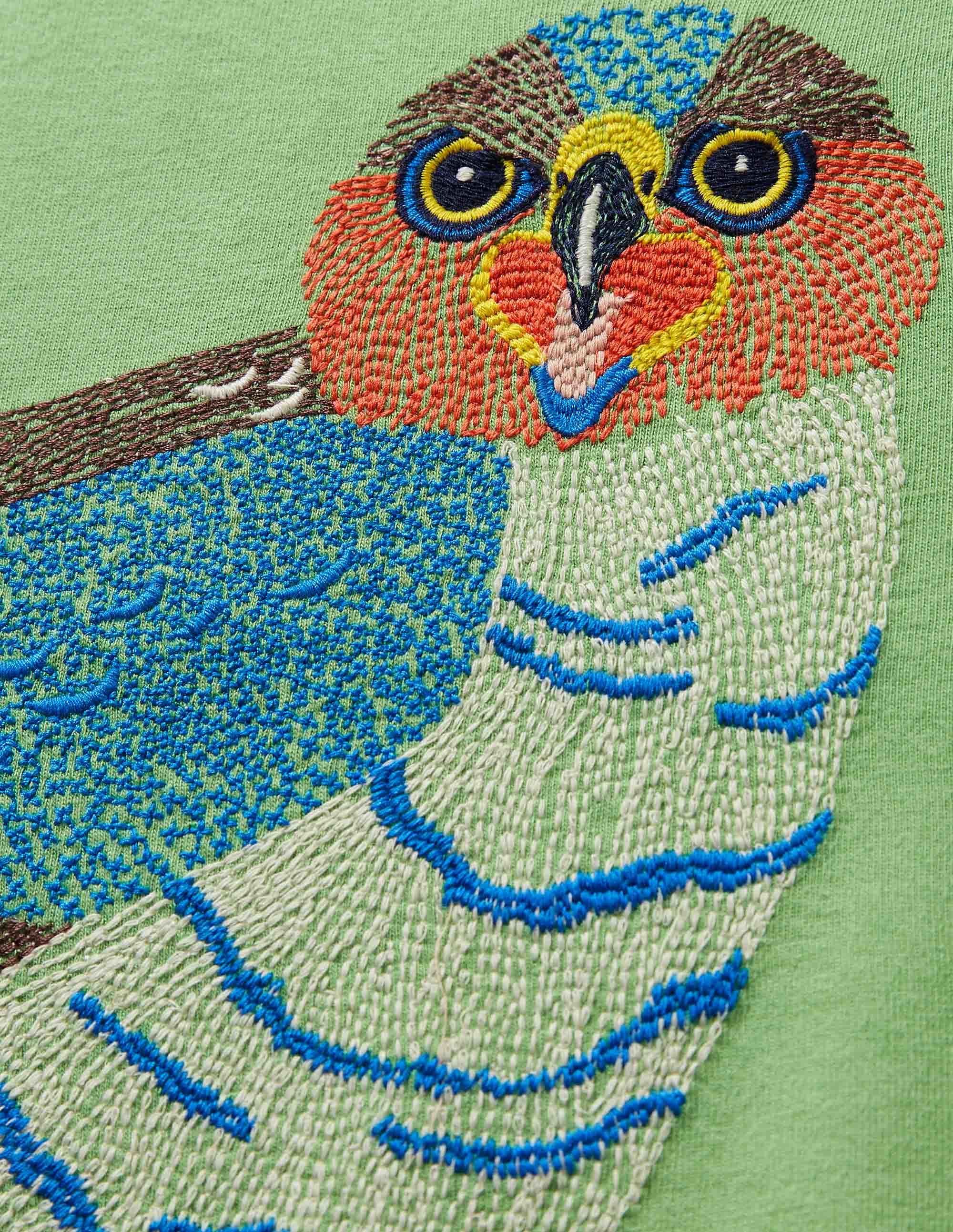 Superstitch T-shirt-Aloe Green Sparrow Hawk - Image 3