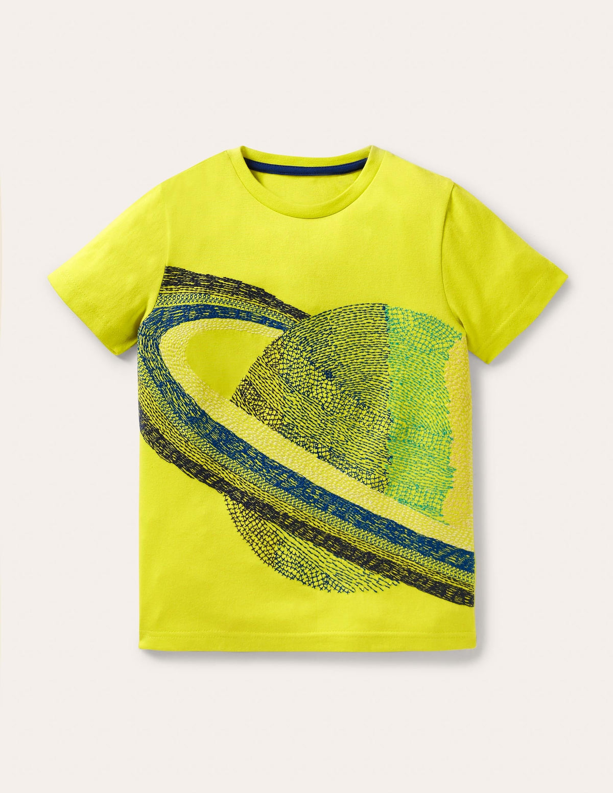 Superstitch T-shirt-Maximillion Yellow Planets - Image 1