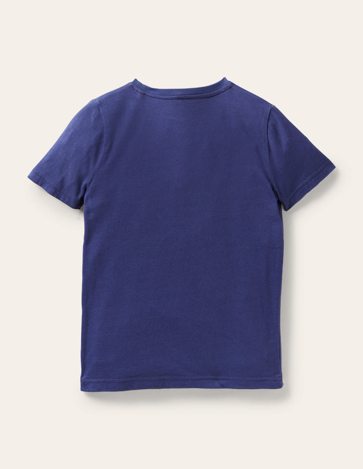 Zip Appliqué T-shirt-Starboard Blue Space-2