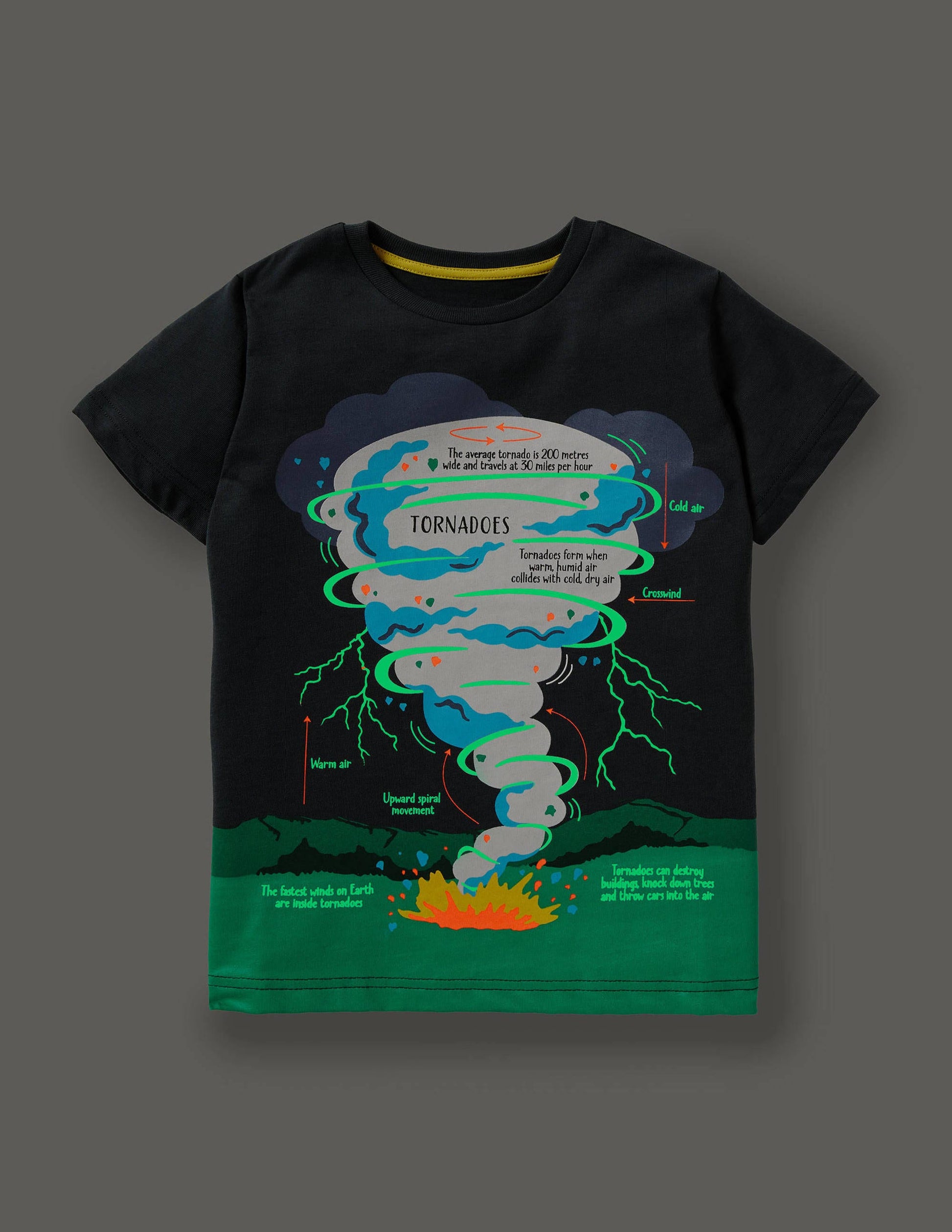 Glowing Educational T-shirt-Smoke Grey Tornado-4
