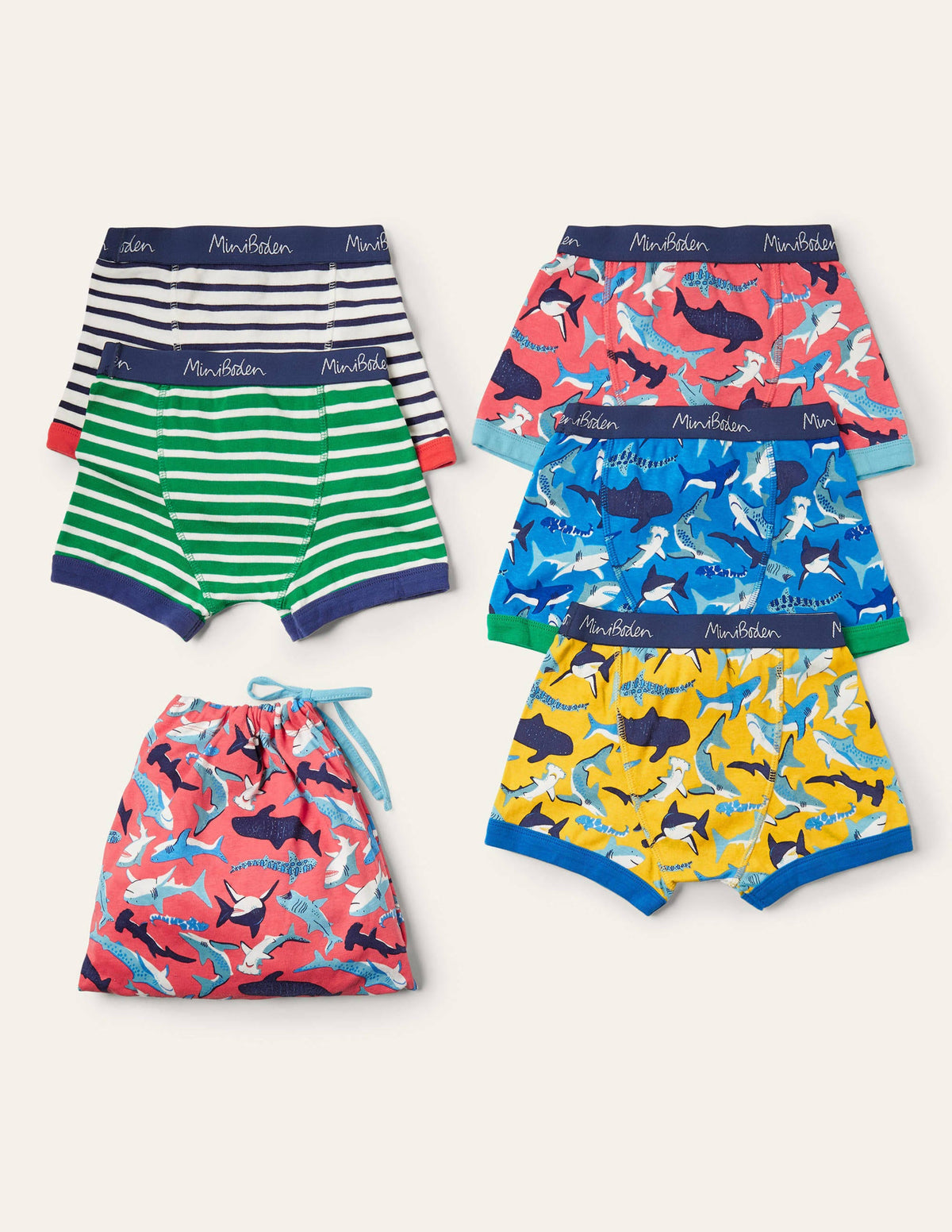 Boxers 5 Pack-Sharks-2