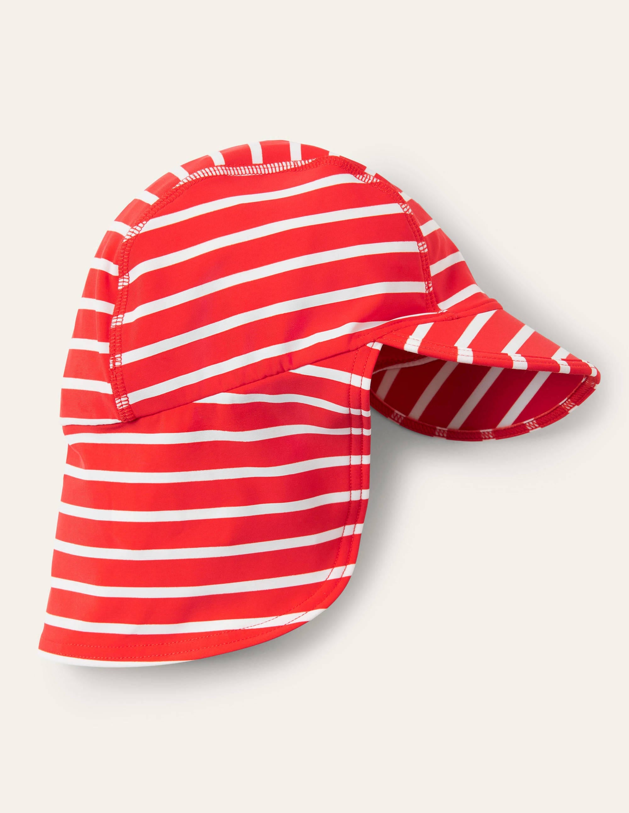 Sun-safe Swim Hat-Fire Red/Ivory - Image 1