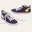 Novelty Canvas High Tops-College Navy Spot Rainbow-3