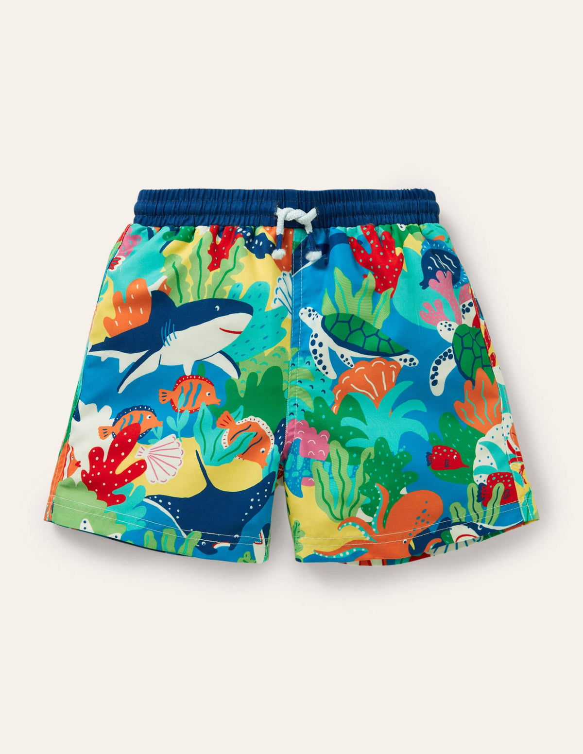 Swim Trunks-Multi Rainbow Reef - Image 1