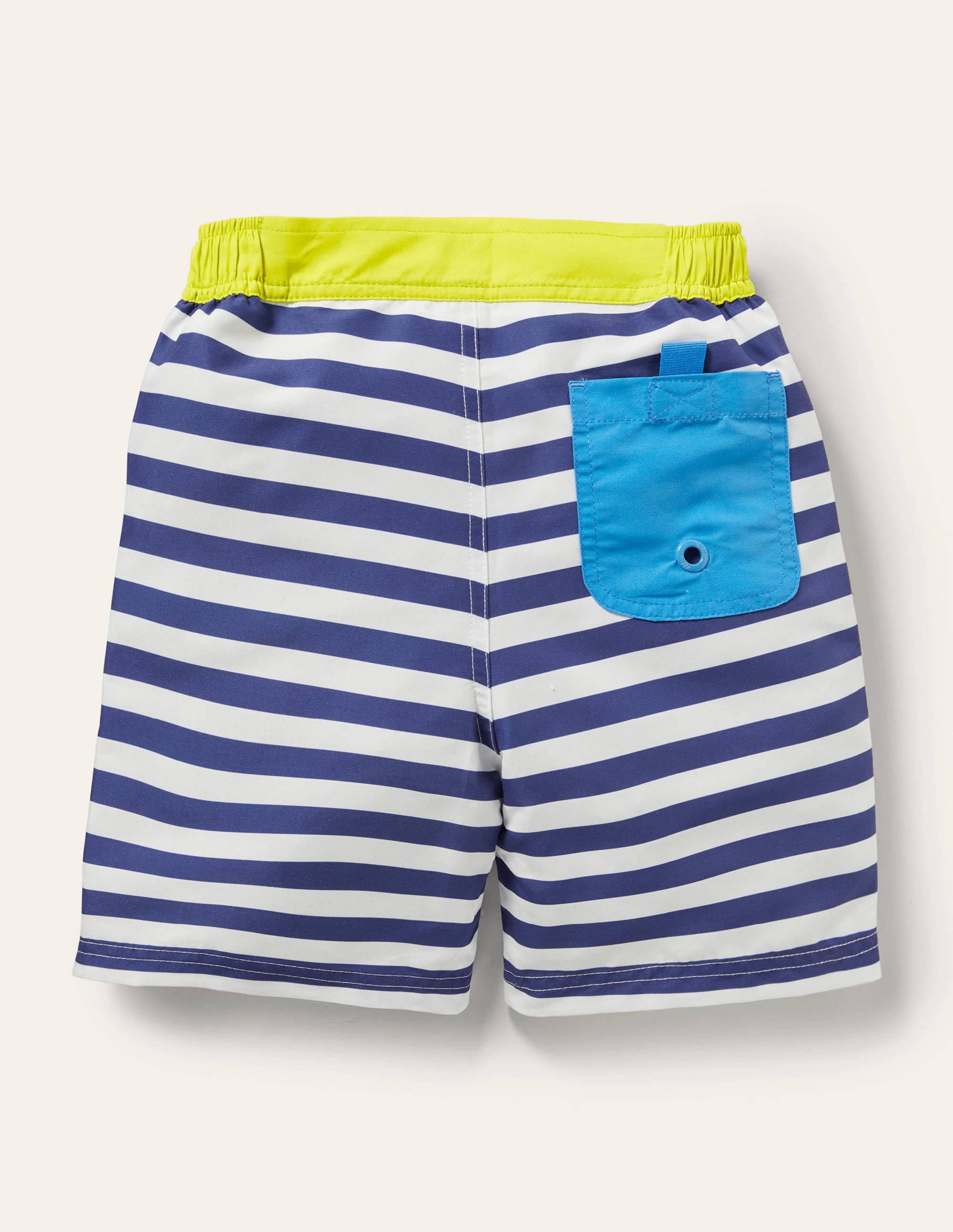 Board Shorts-Ivory/Navy Stripe - Image 2