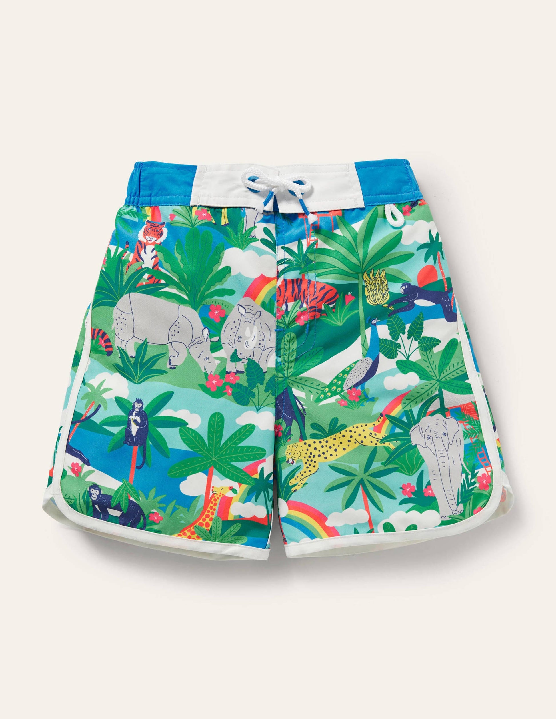 Surf Shorts-Multi Swim Jungle Scene-1