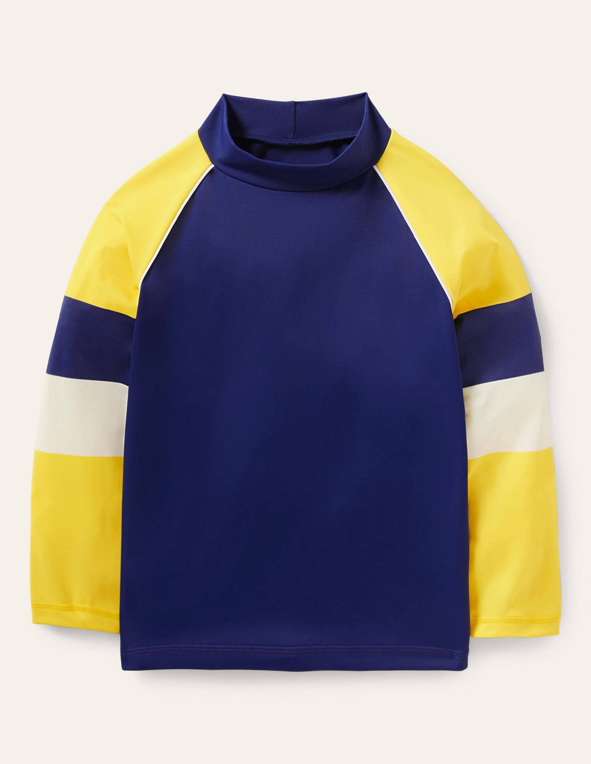 Rash Guard-College Navy/Yellow-1