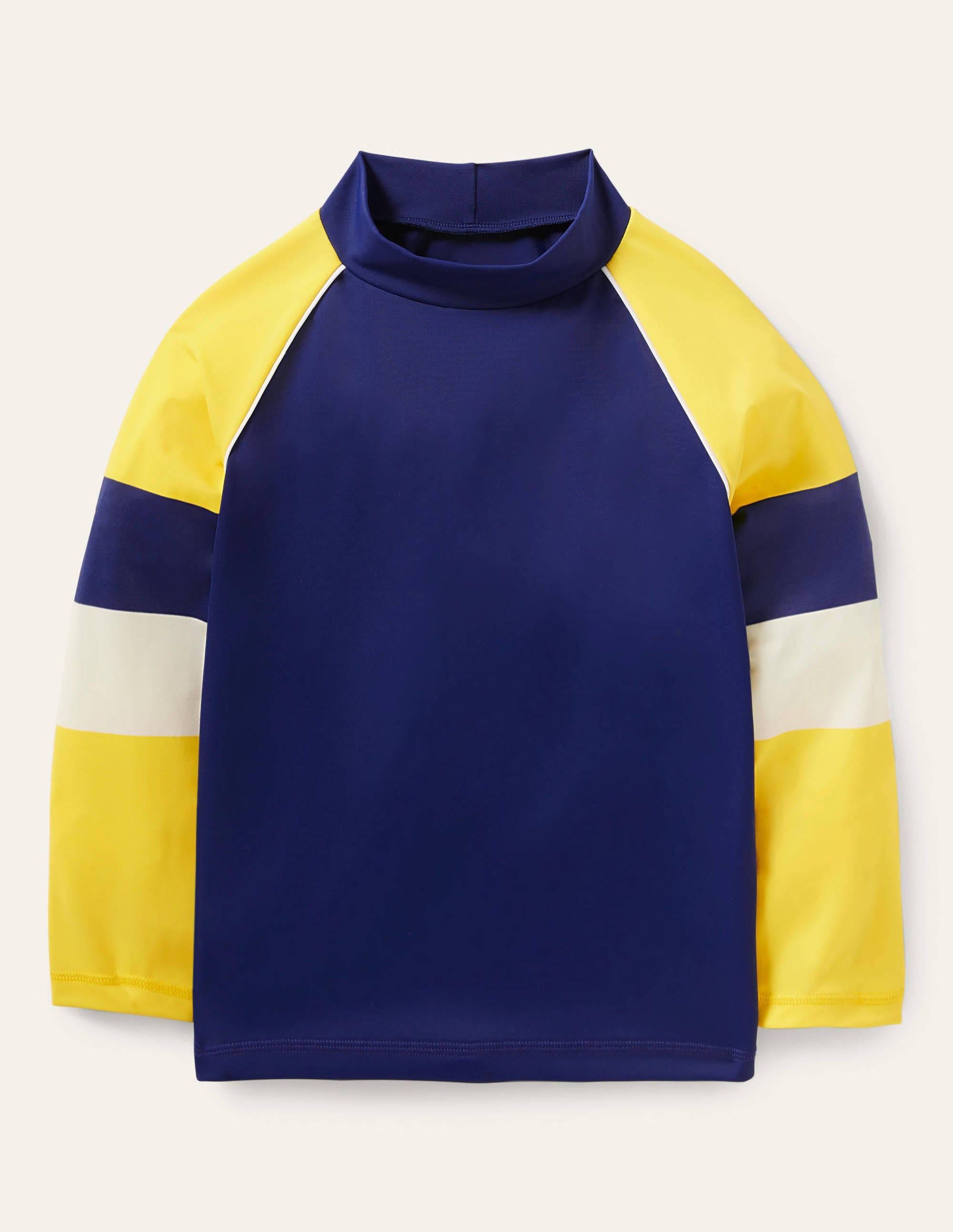 Rash Guard-College Navy/Yellow - Image 1