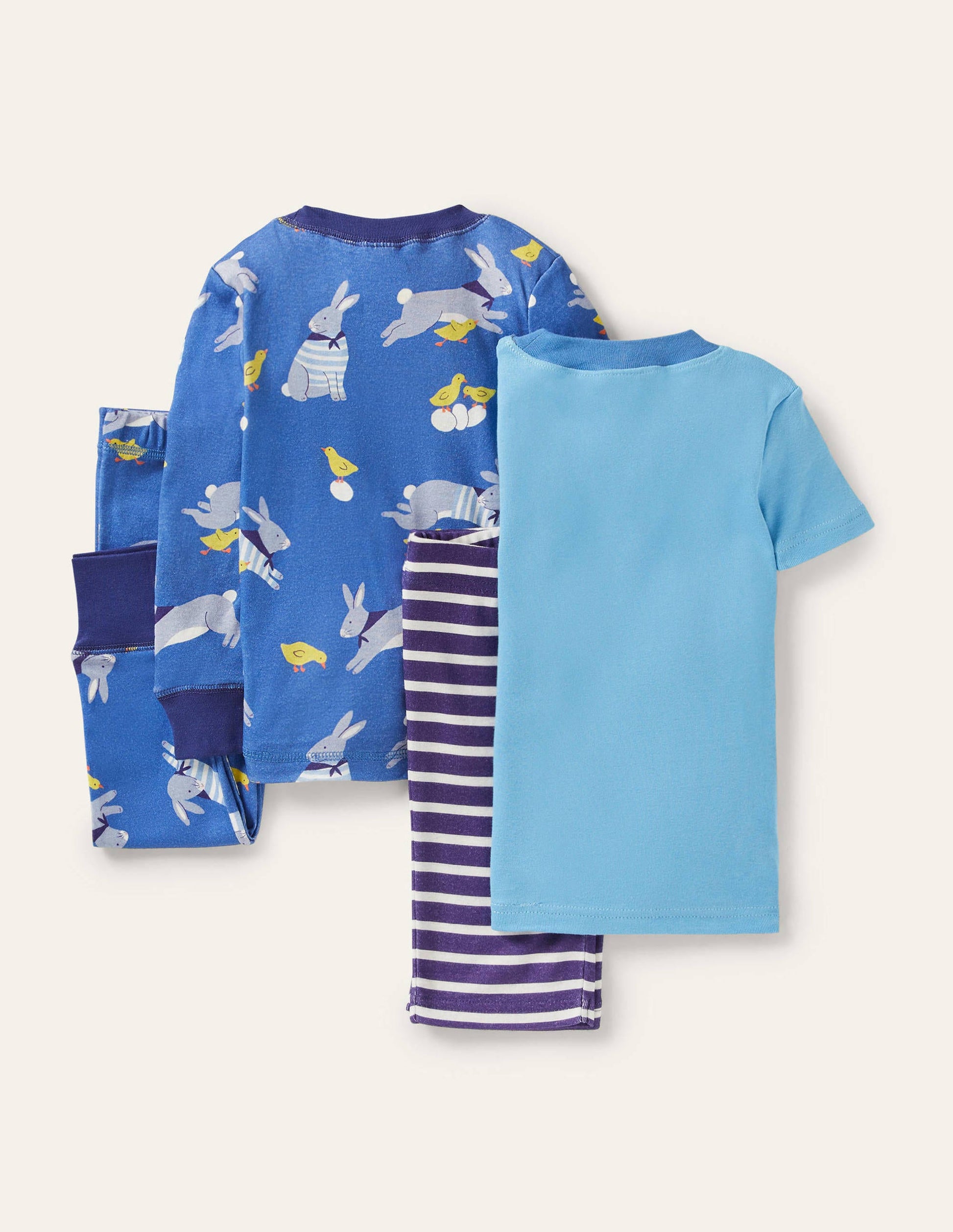 Easter Twin Pack Pajamas-Bright Marina Easter Bunny-2