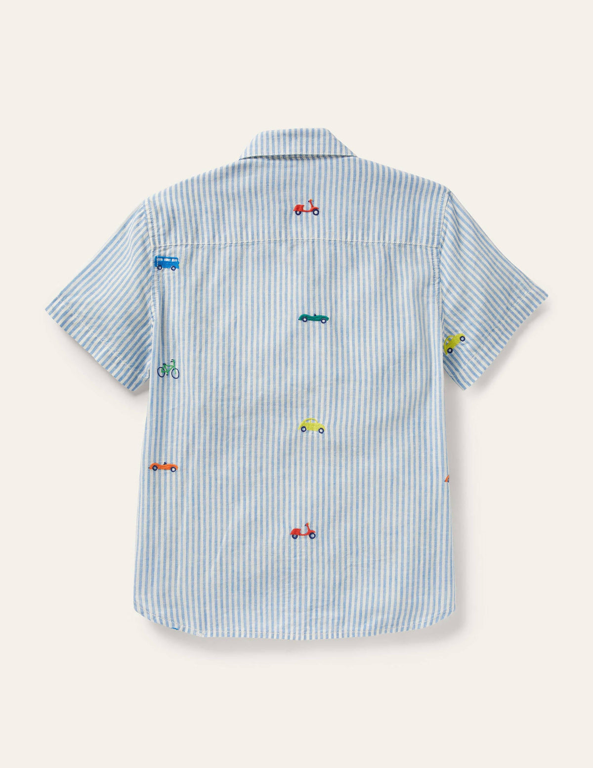 Vacation Shirt-Ticking Rainbow Road Trip - Image 2