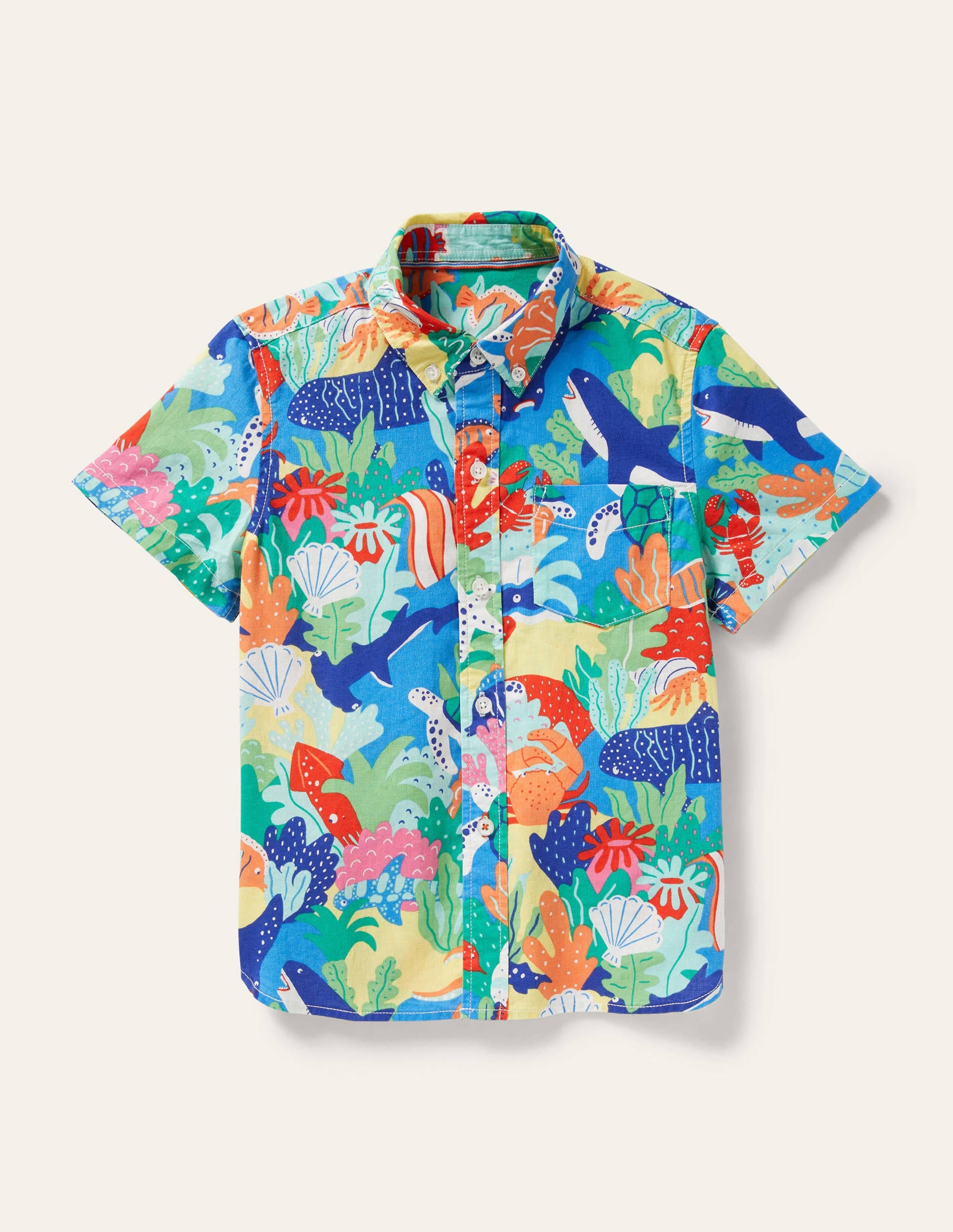 Vacation Shirt-Multi Rainbow Reef - Image 1