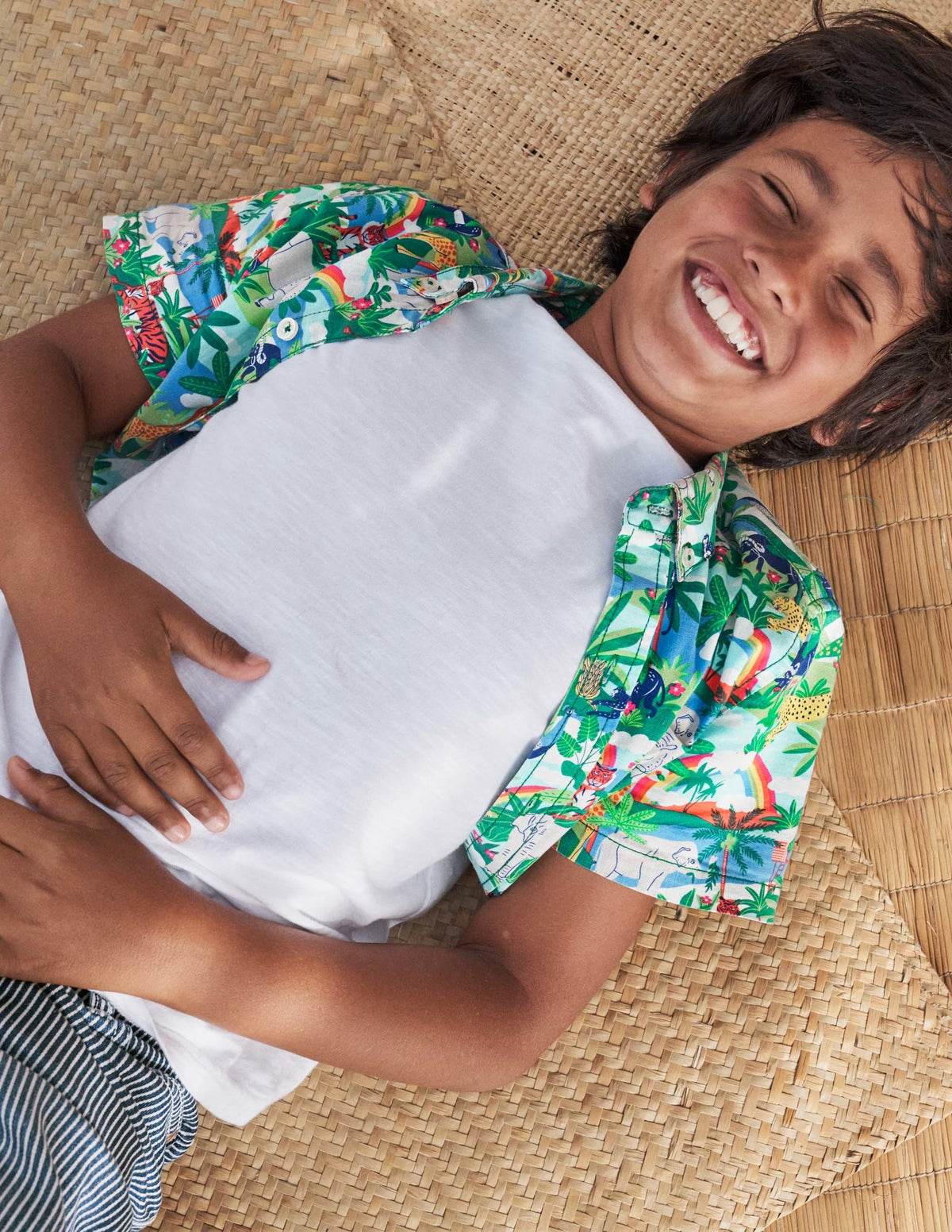 Vacation Shirt-Multi Jungle Scene - Image 4