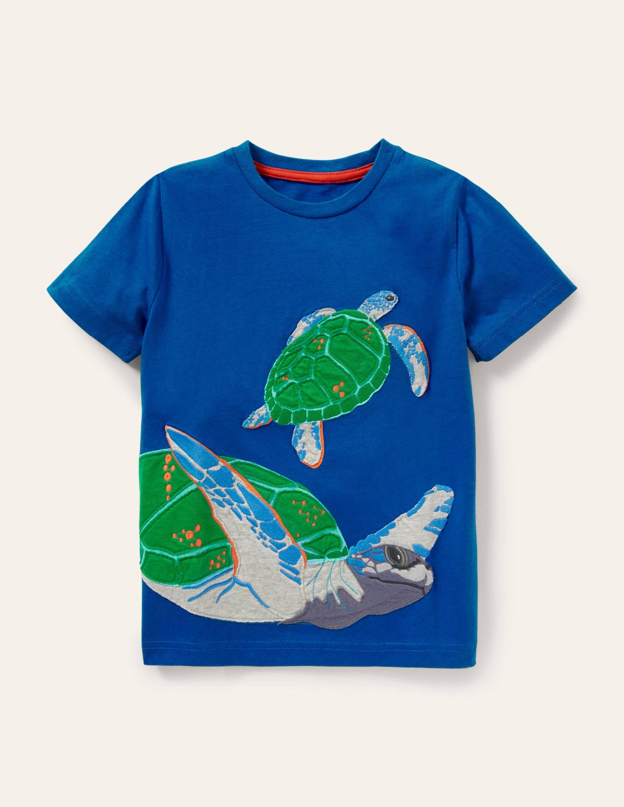 Underwater Animal T-shirt-Blue Wave Turtle - Image 1