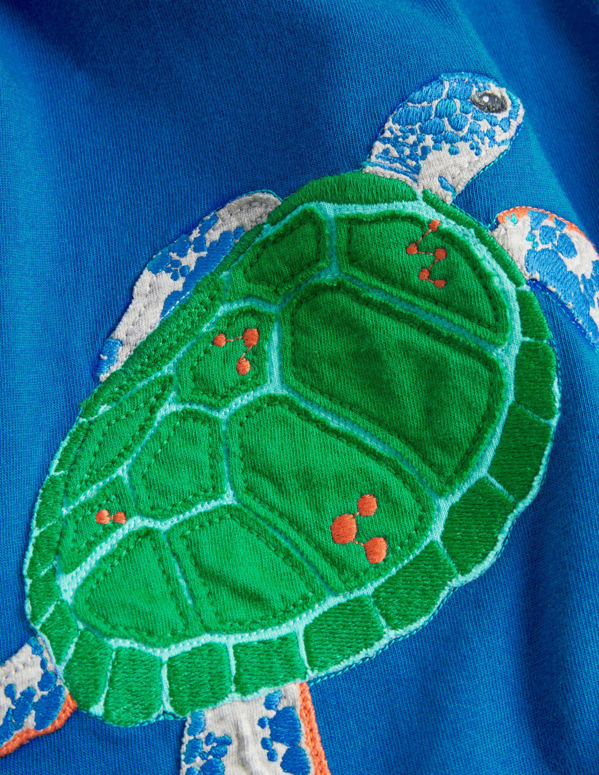 Underwater Animal T-shirt-Blue Wave Turtle - Image 3