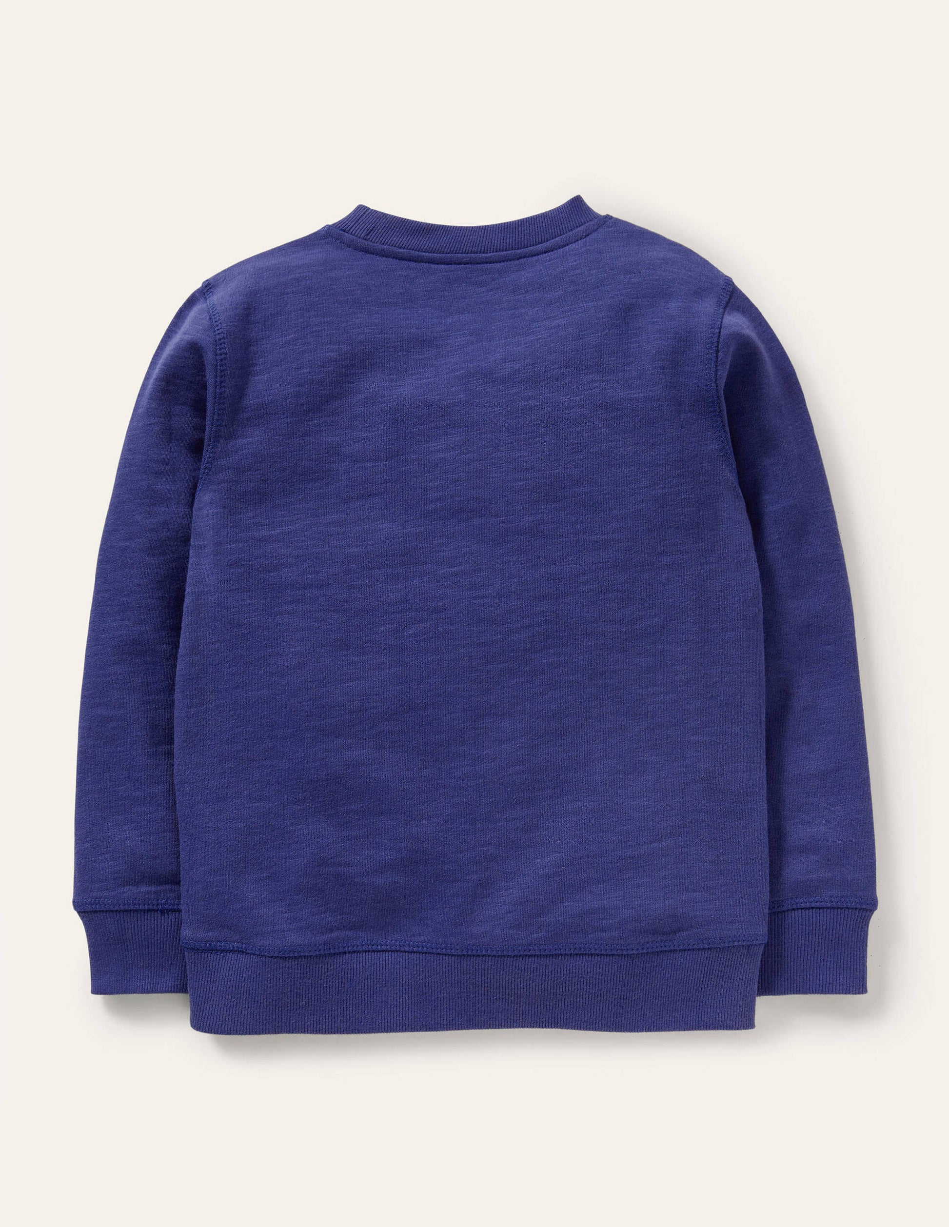 Appliqué Crab Sweatshirt-Starboard Blue-2