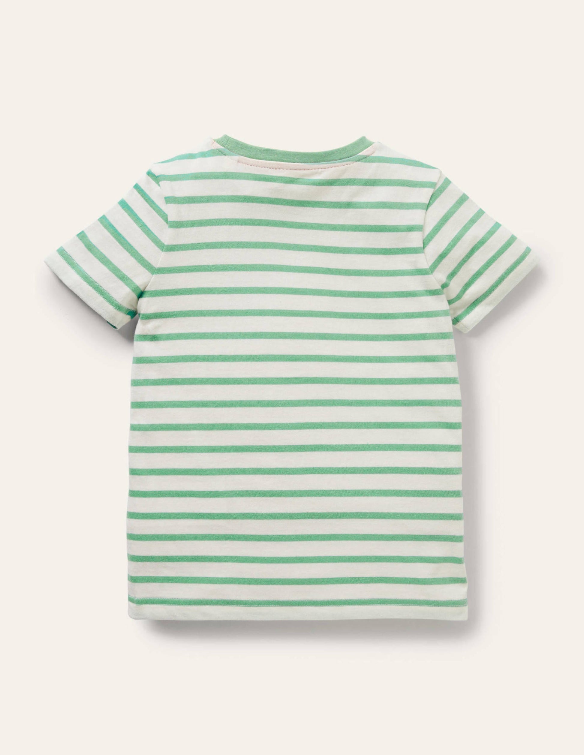 Easter Appliqué T-shirt-Ivory/Aloe Green Bunny-2