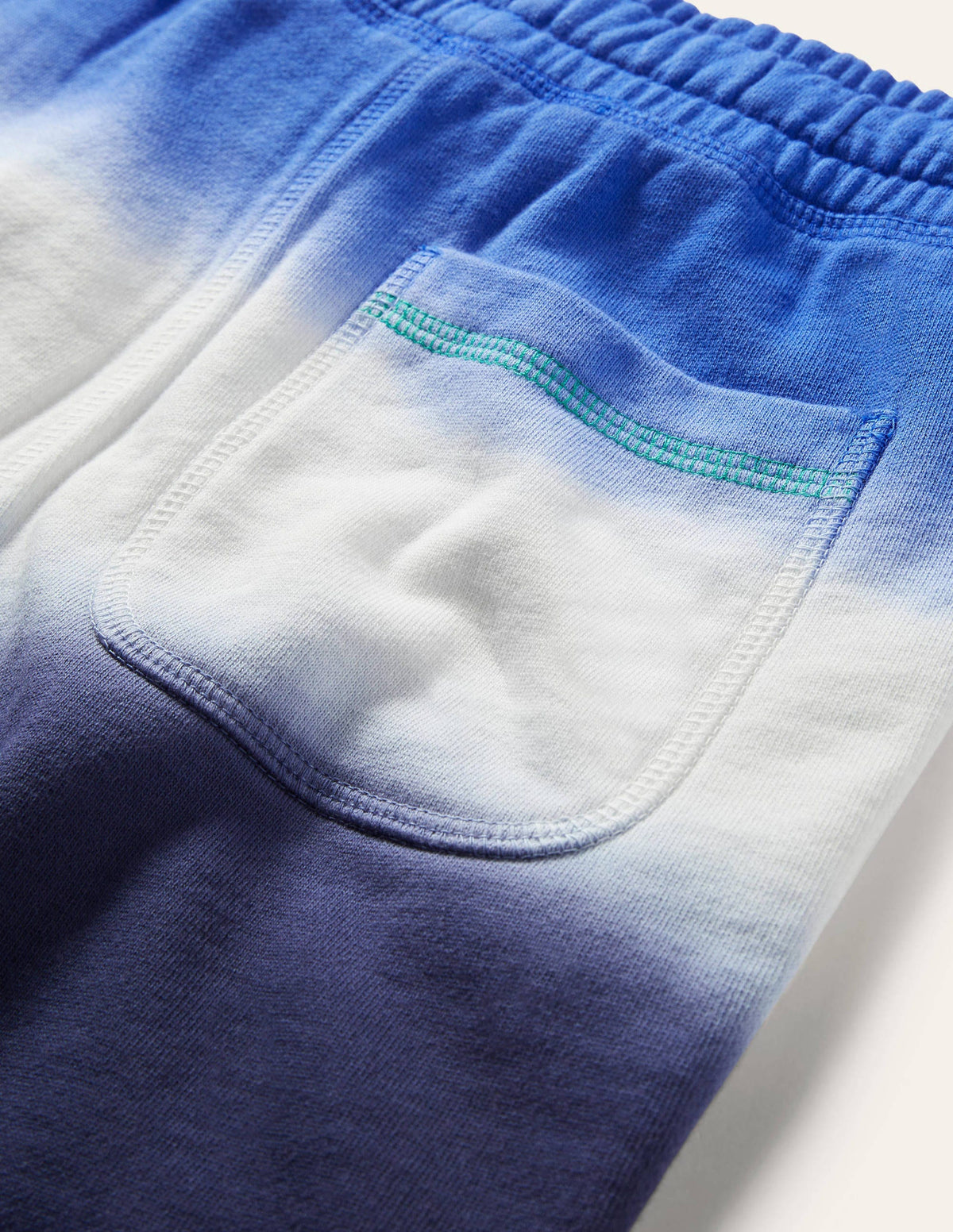 Garment-dyed Sweatshorts-Blue Dip Dye - Image 3