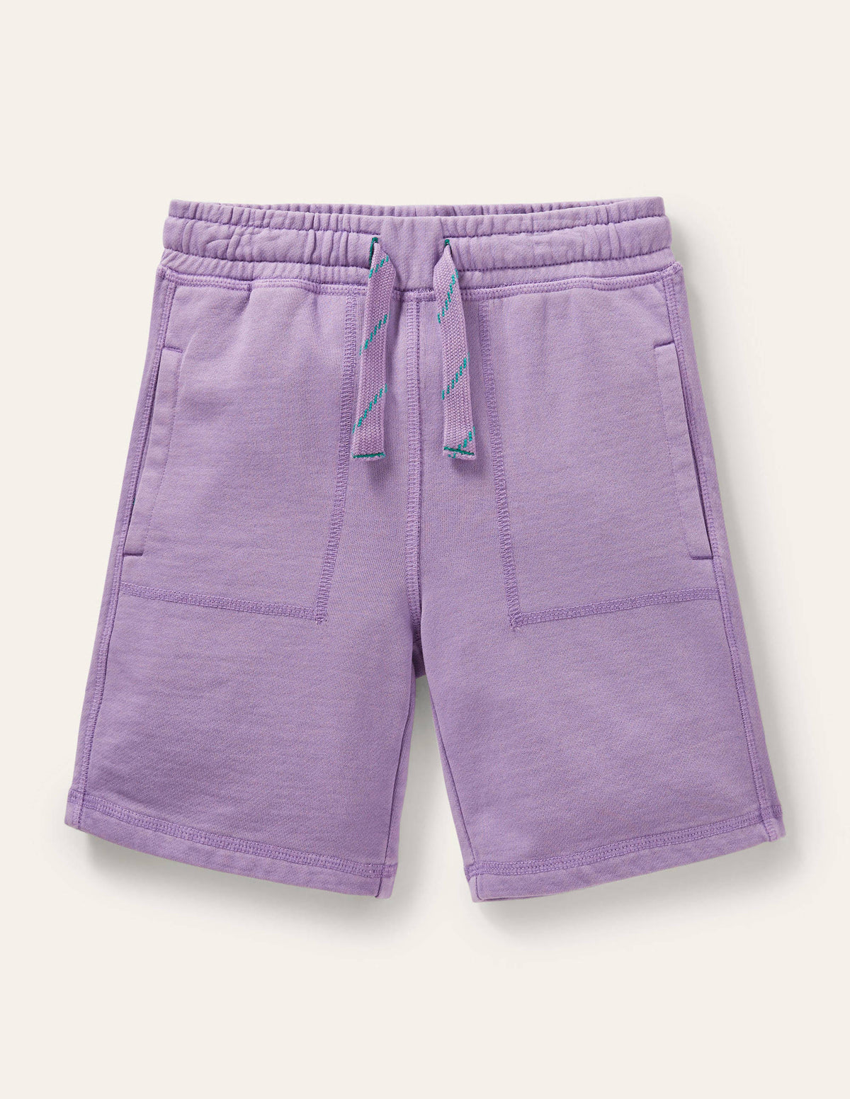 Garment-dyed Sweatshorts-Cool Violet - Image 1