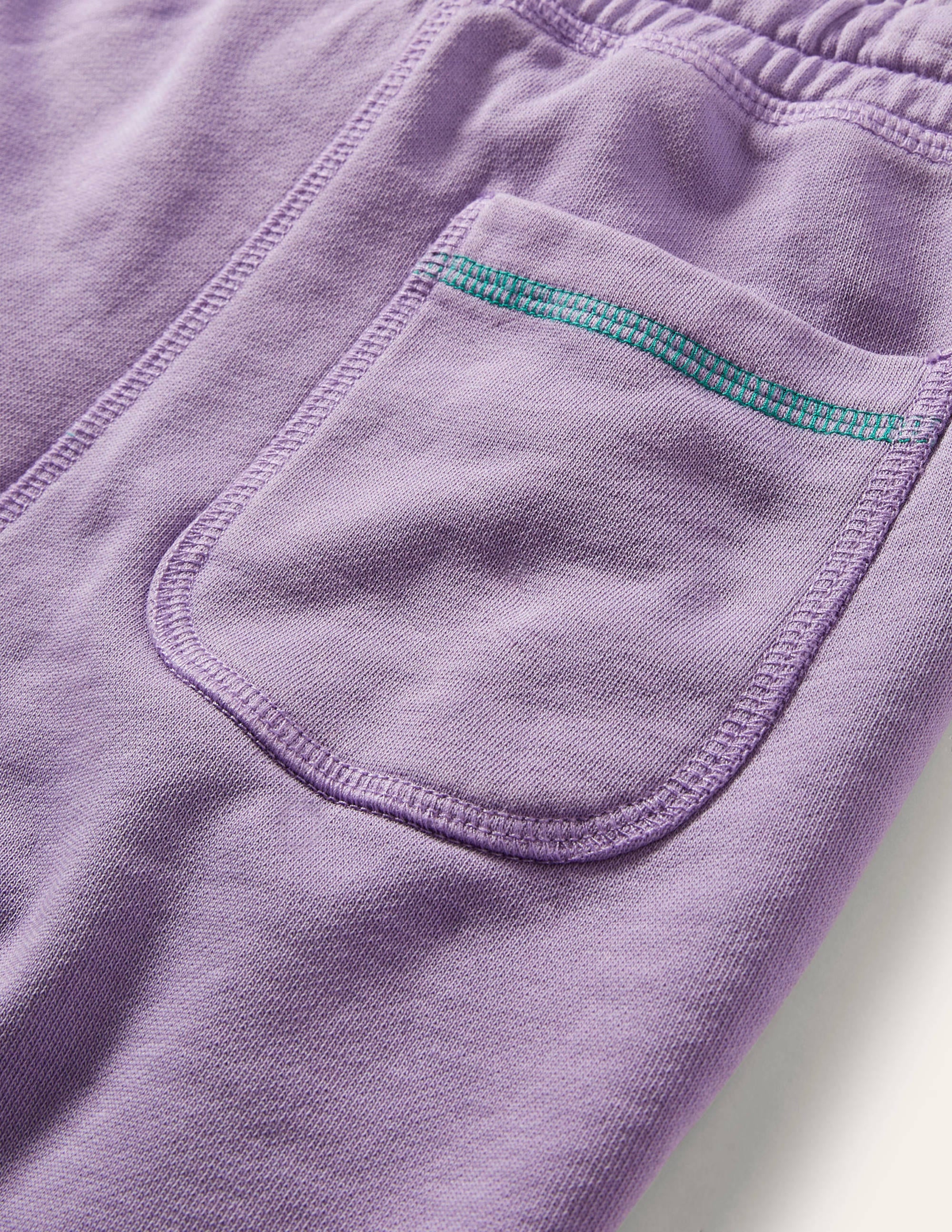 Garment-dyed Sweatshorts-Cool Violet - Image 3