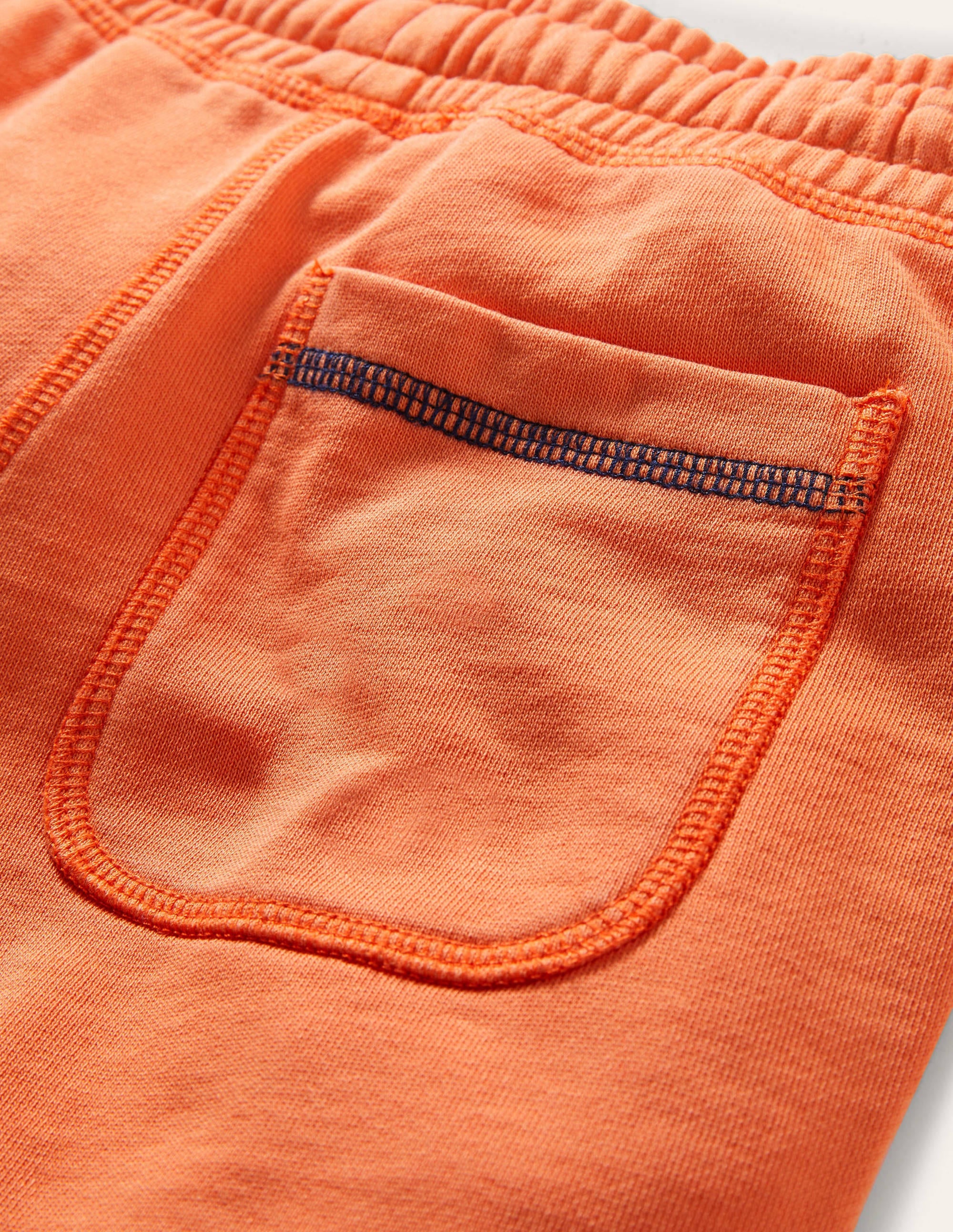 Garment-dyed Sweatshorts-Satsuma Orange - Image 3