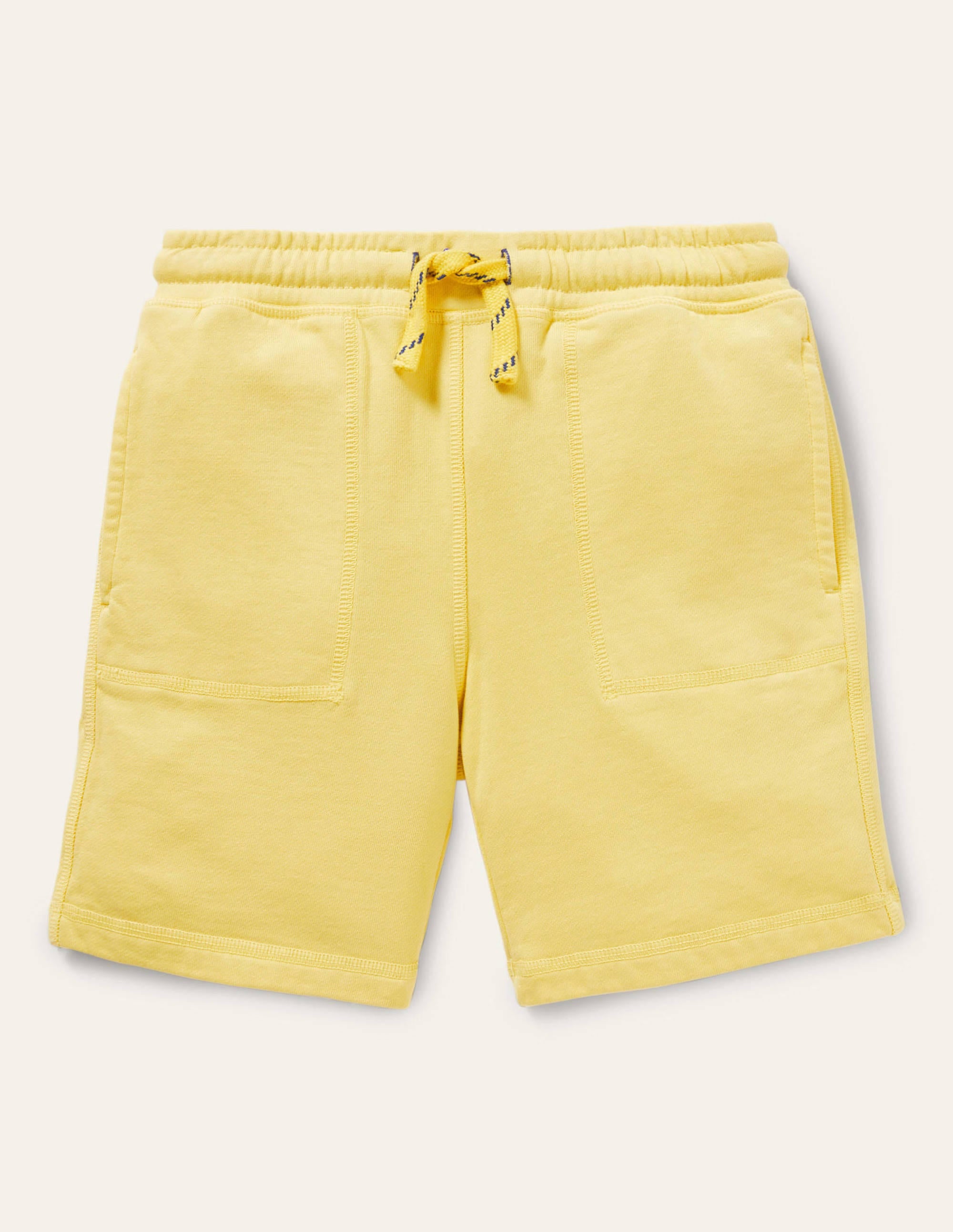 Garment-dyed Sweatshorts-Sweetcorn Yellow - Image 1