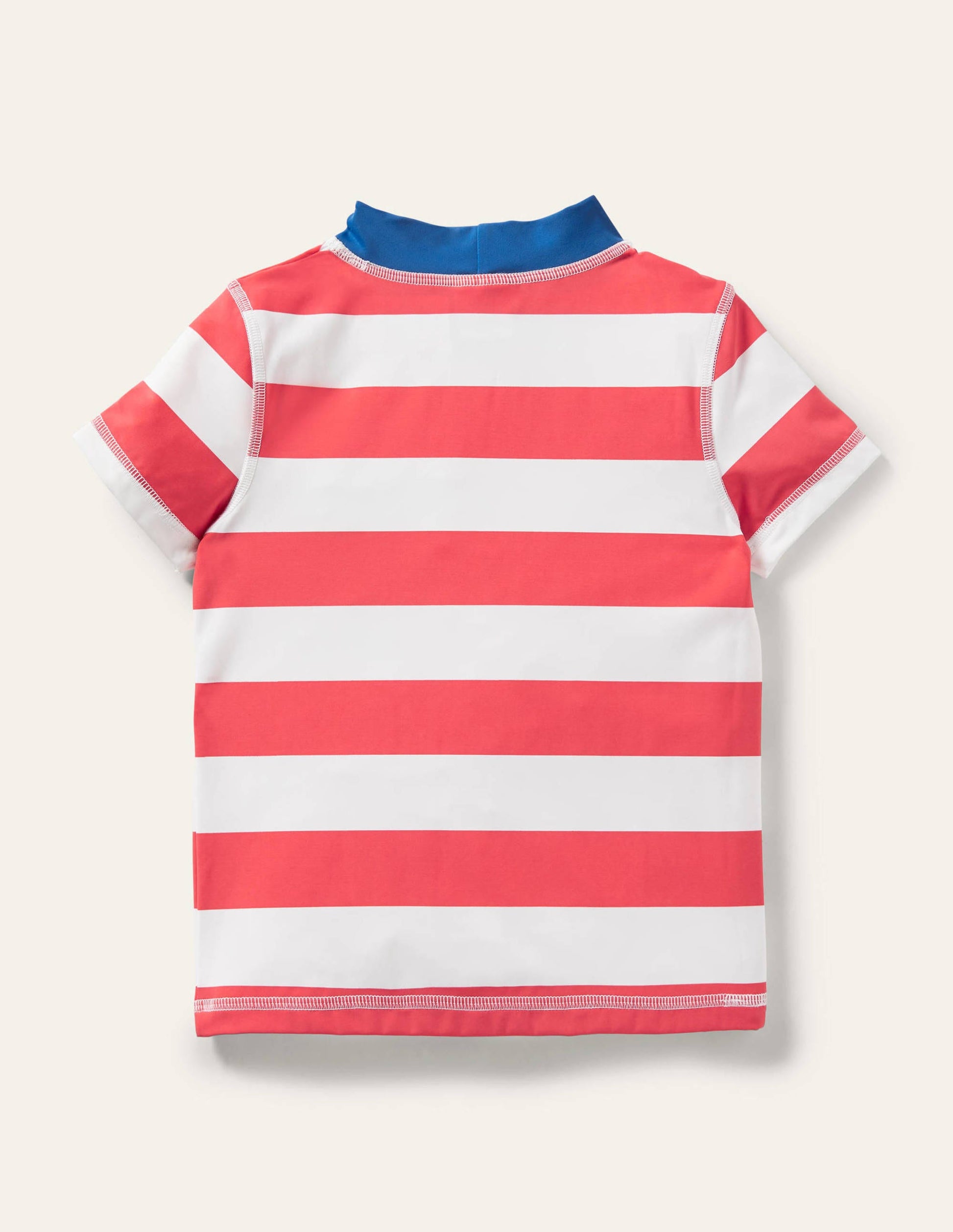 Short-sleeved Rash Guard-Jam/Ivory Stripe-2