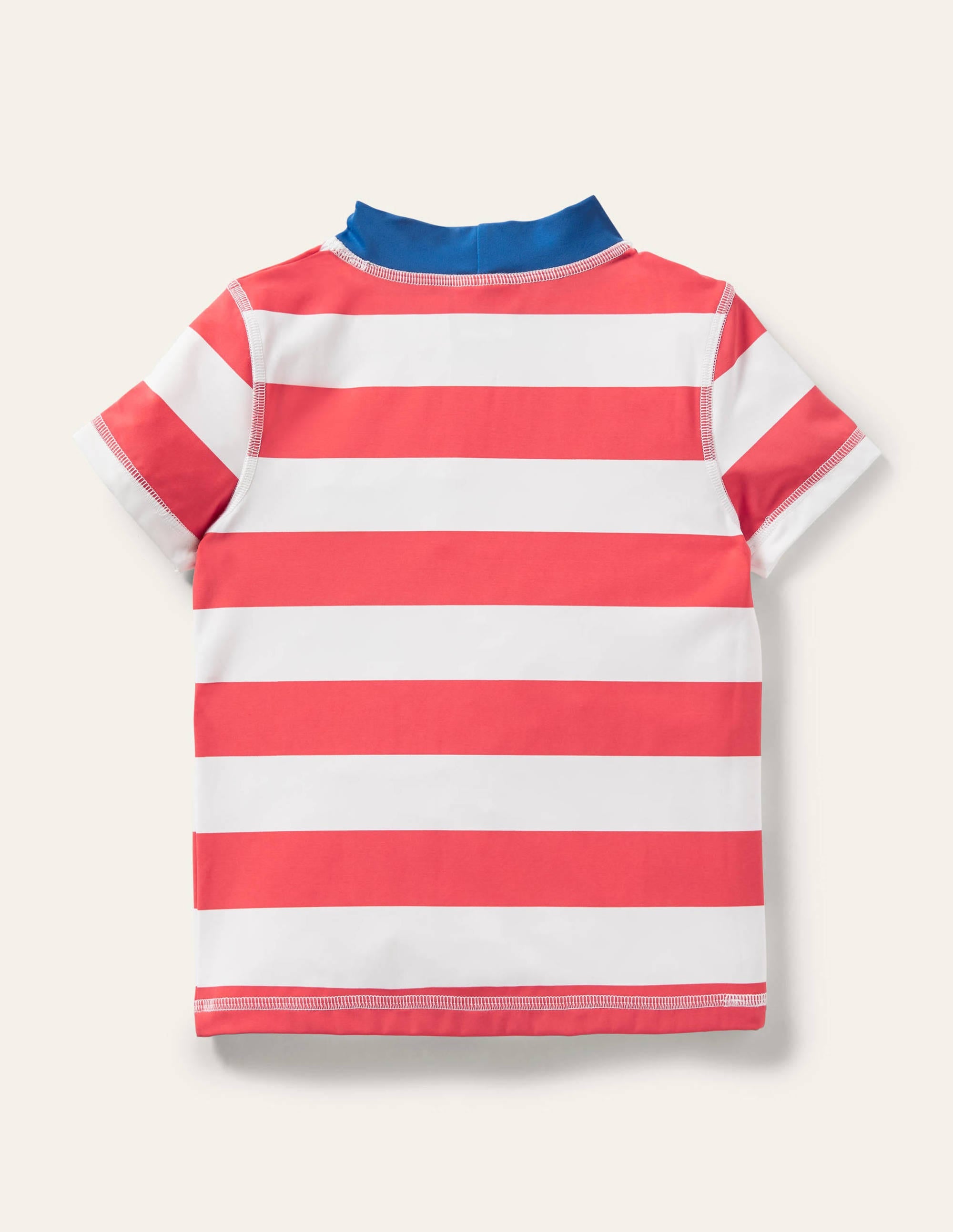 Short-sleeved Rash Guard-Jam/Ivory Stripe - Image 2