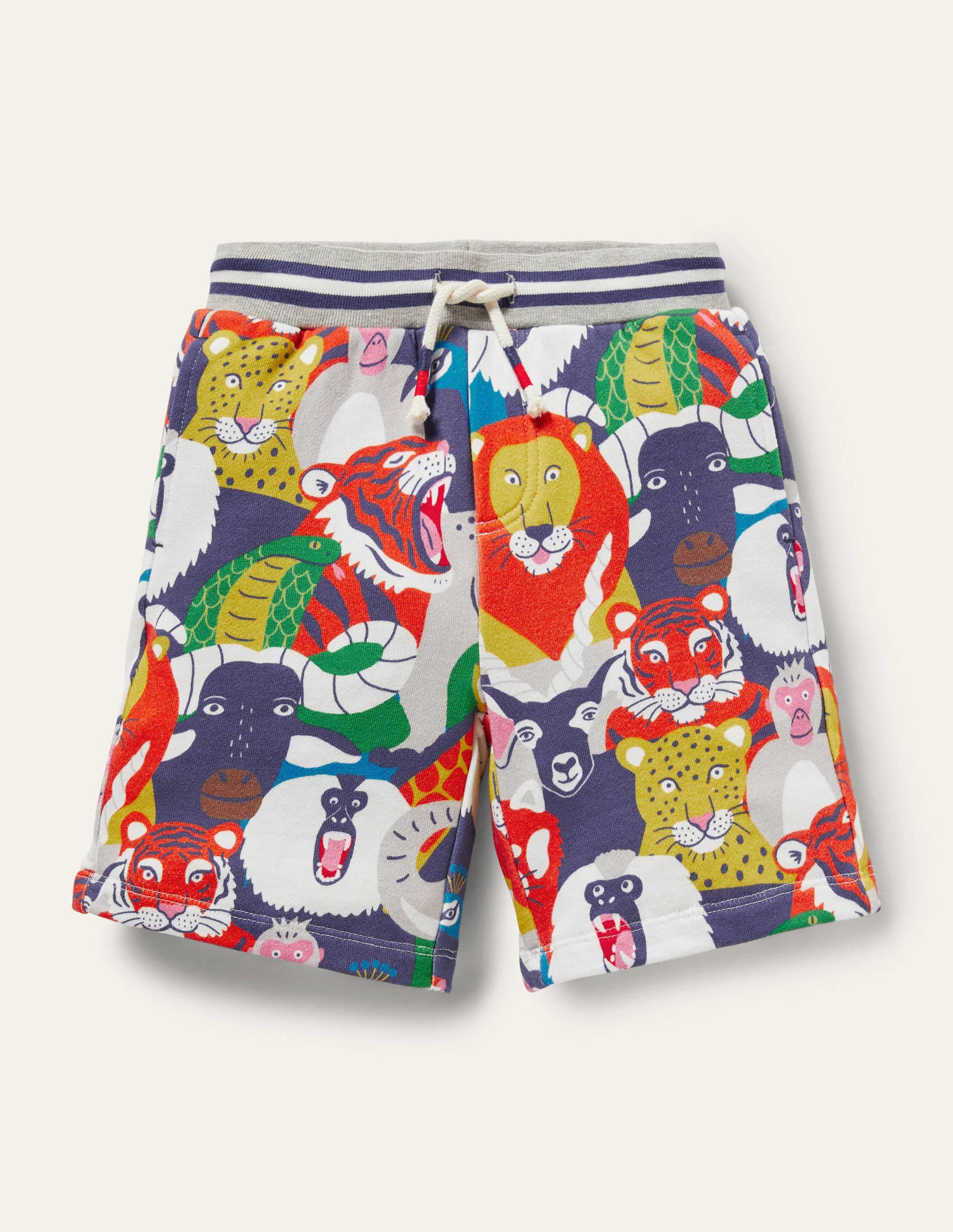 Printed Sweatshorts-Multi Bonkers Jungle - Image 1