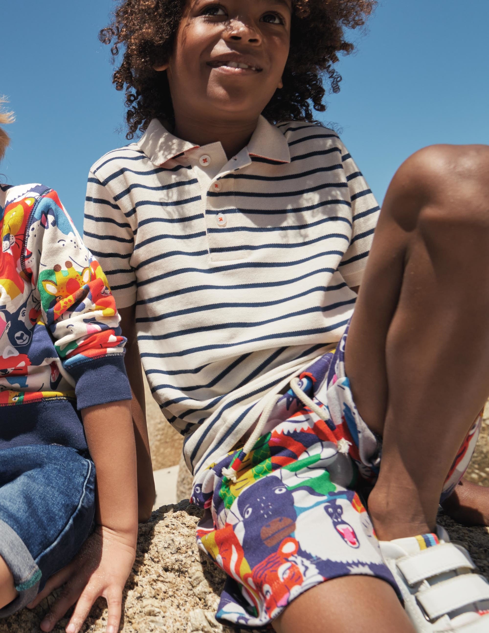 Printed Sweatshorts-Multi Bonkers Jungle - Image 4