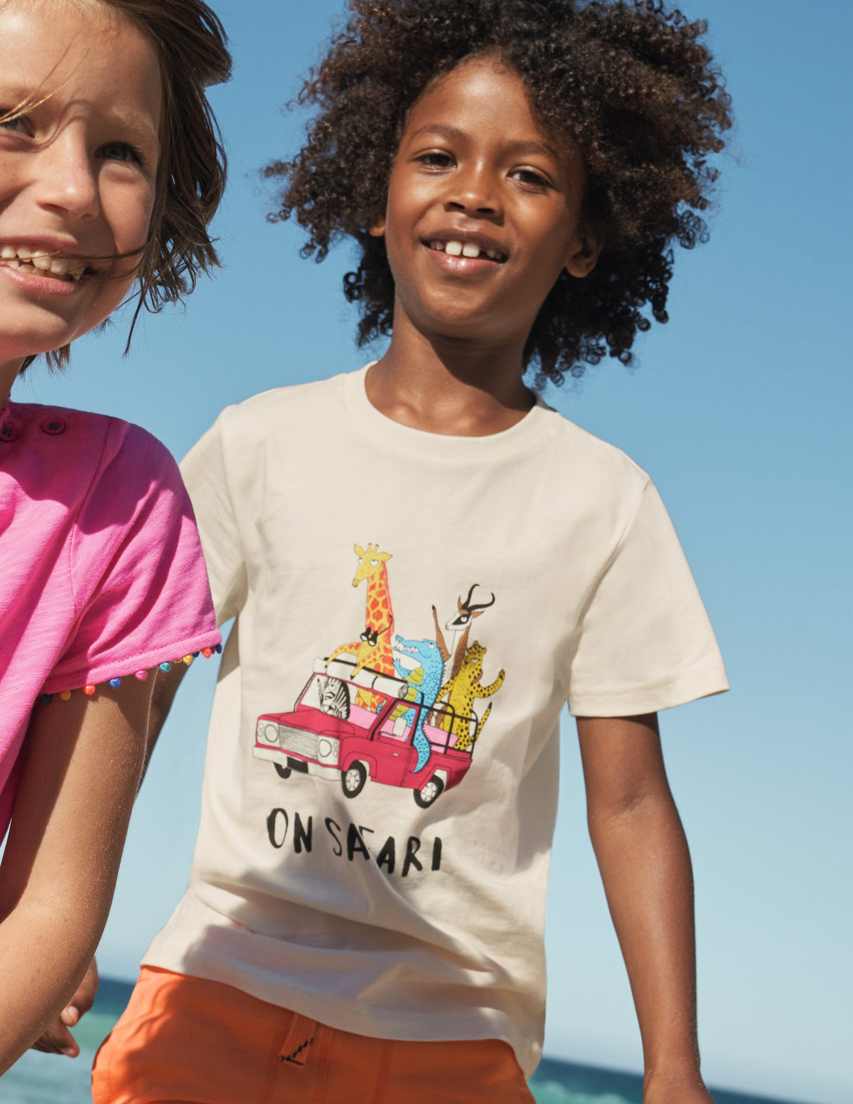Safari Truck T-shirt-Ivory On Safari Truck-5