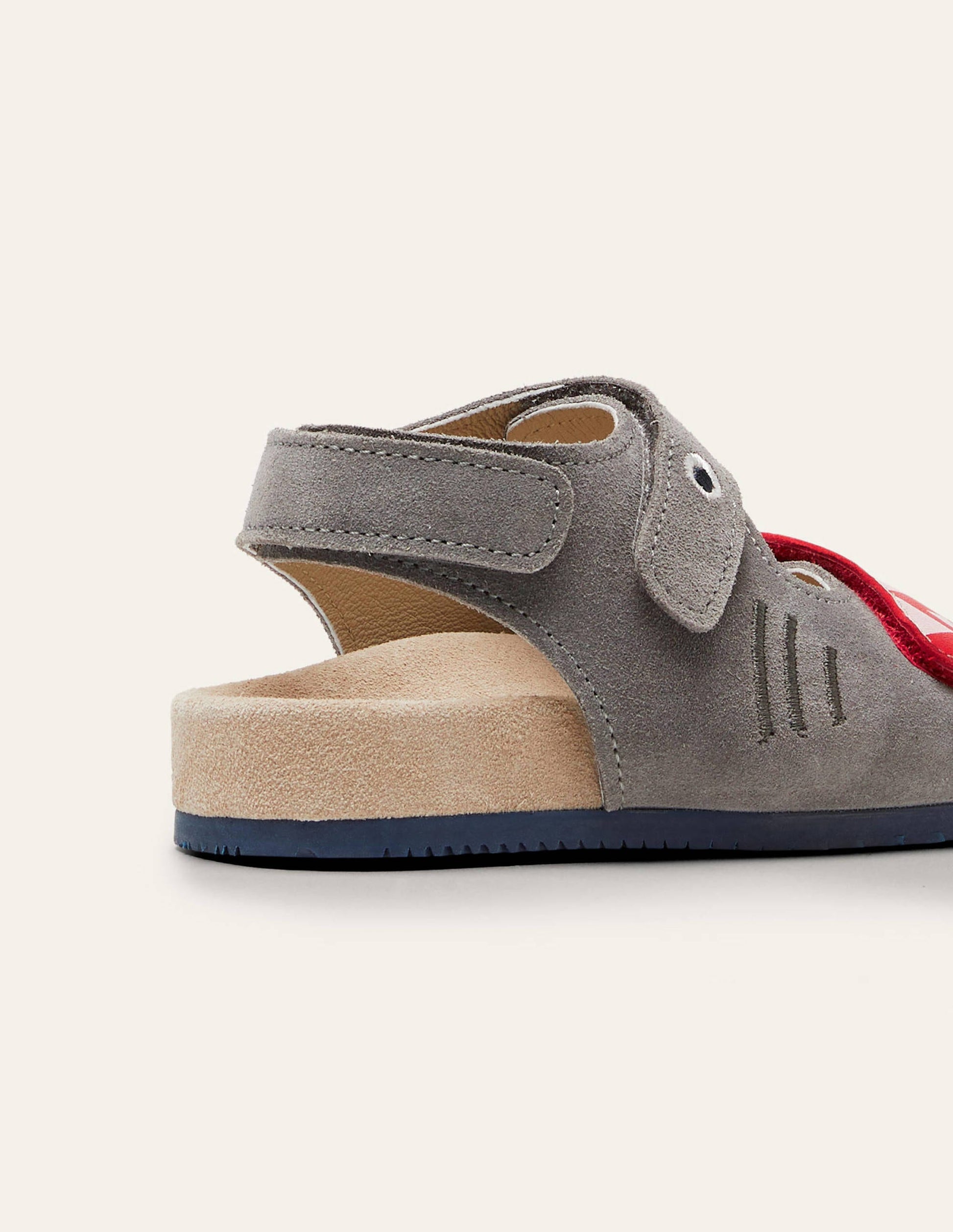 Grey Shark Suede Sandals-River Blue Shark-3